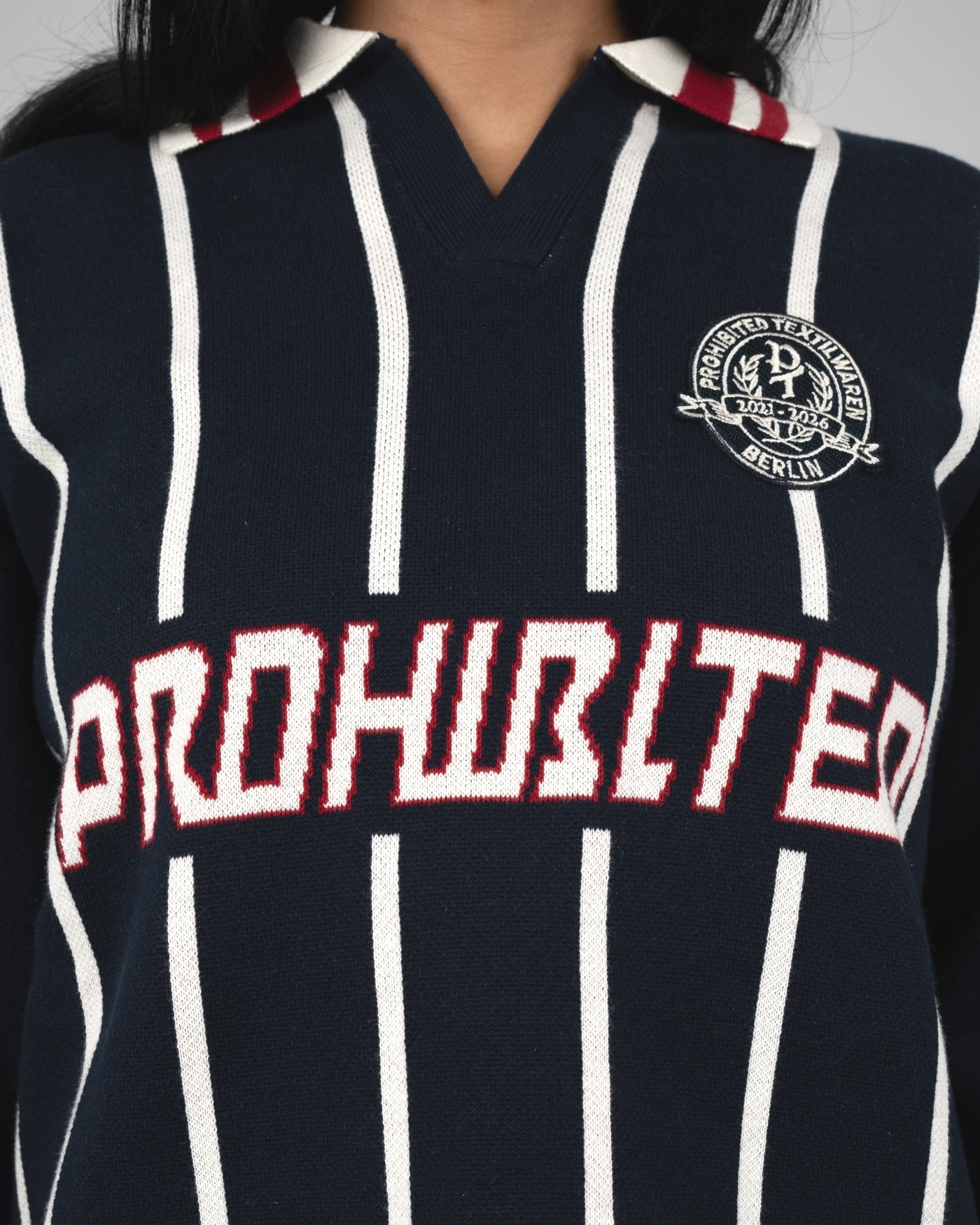 Field Numbers Knit Trikot | Navy