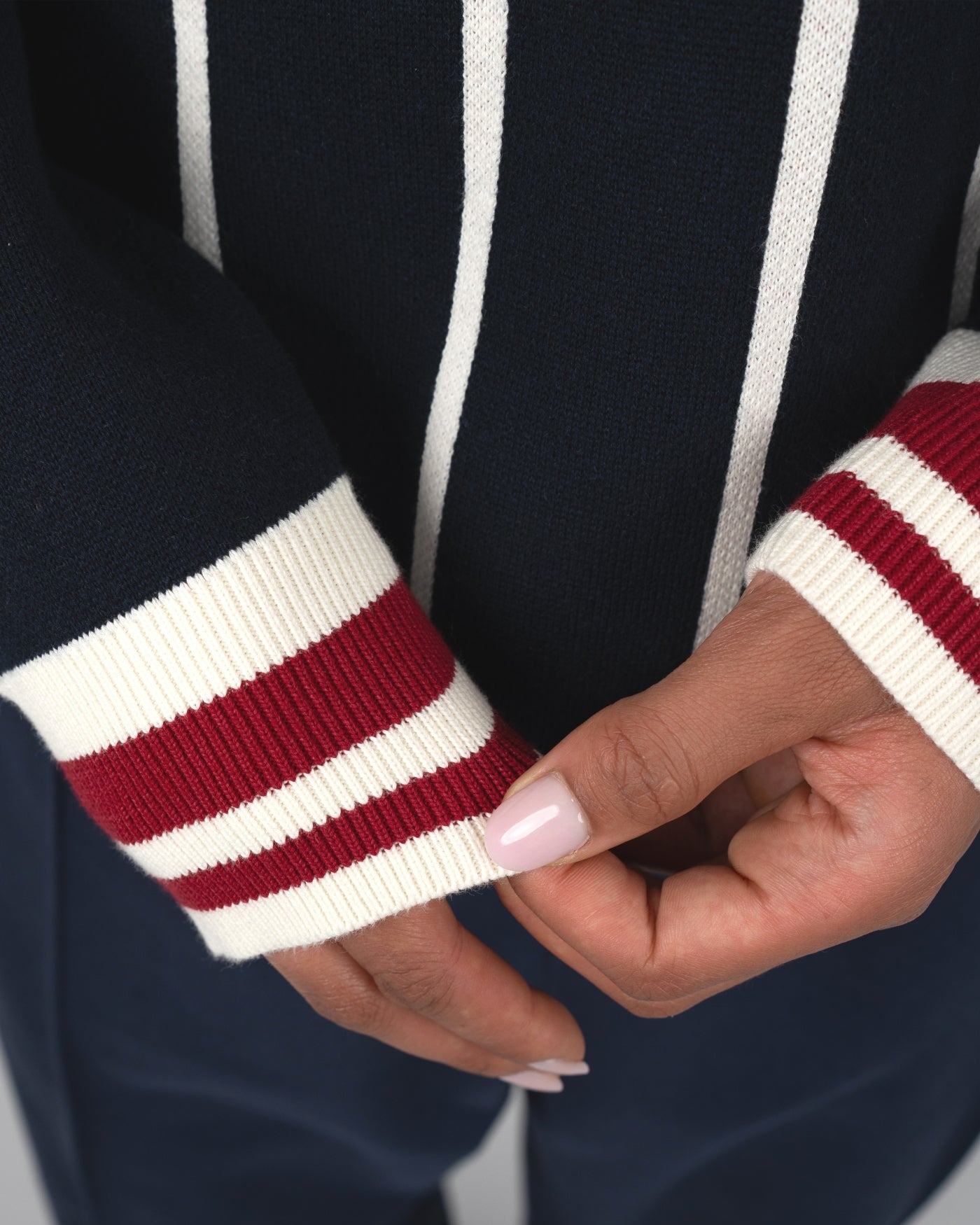 Field Numbers Knit Trikot | Navy