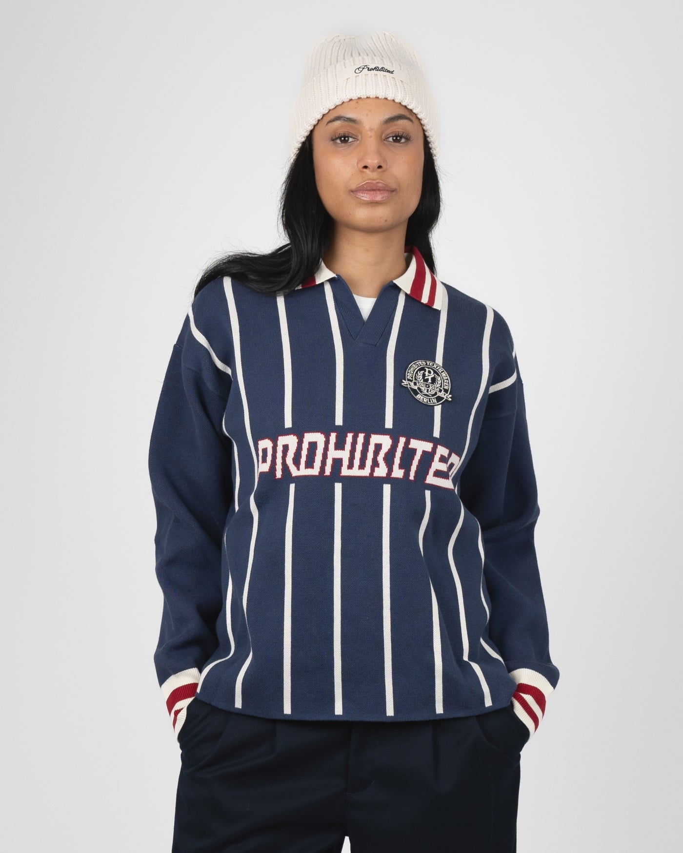 Field Numbers Knit Trikot | Blue