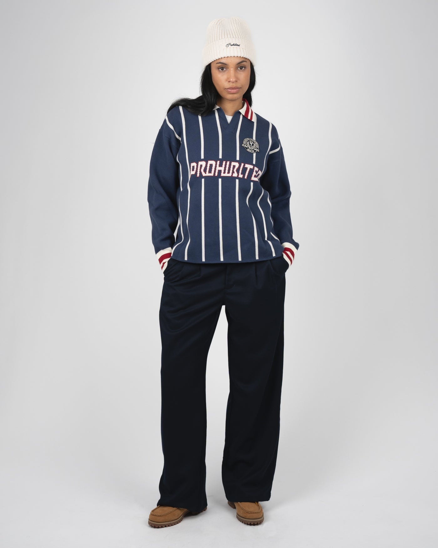 Field Numbers Knit Trikot | Blue