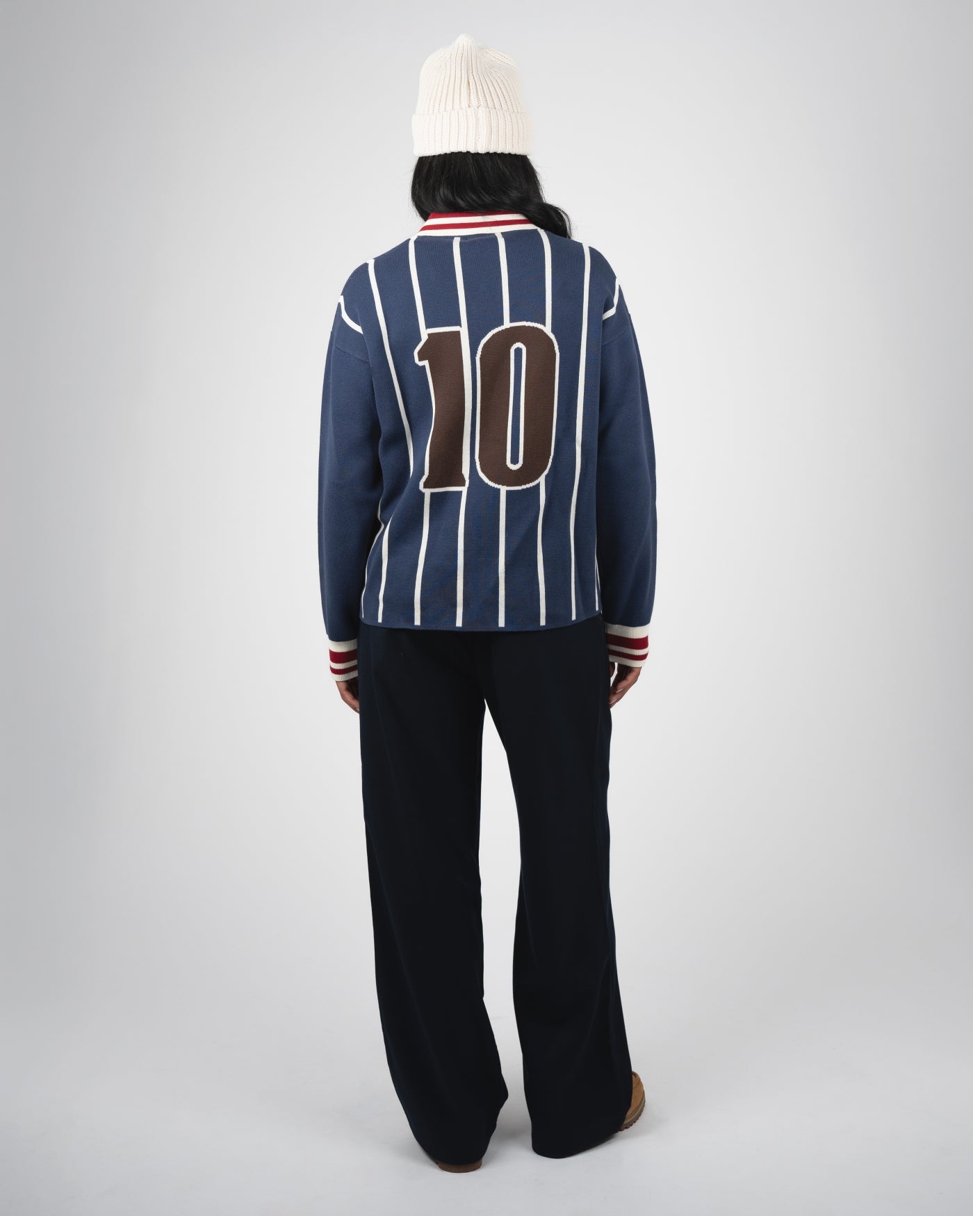 Field Numbers Knit Trikot | Blue
