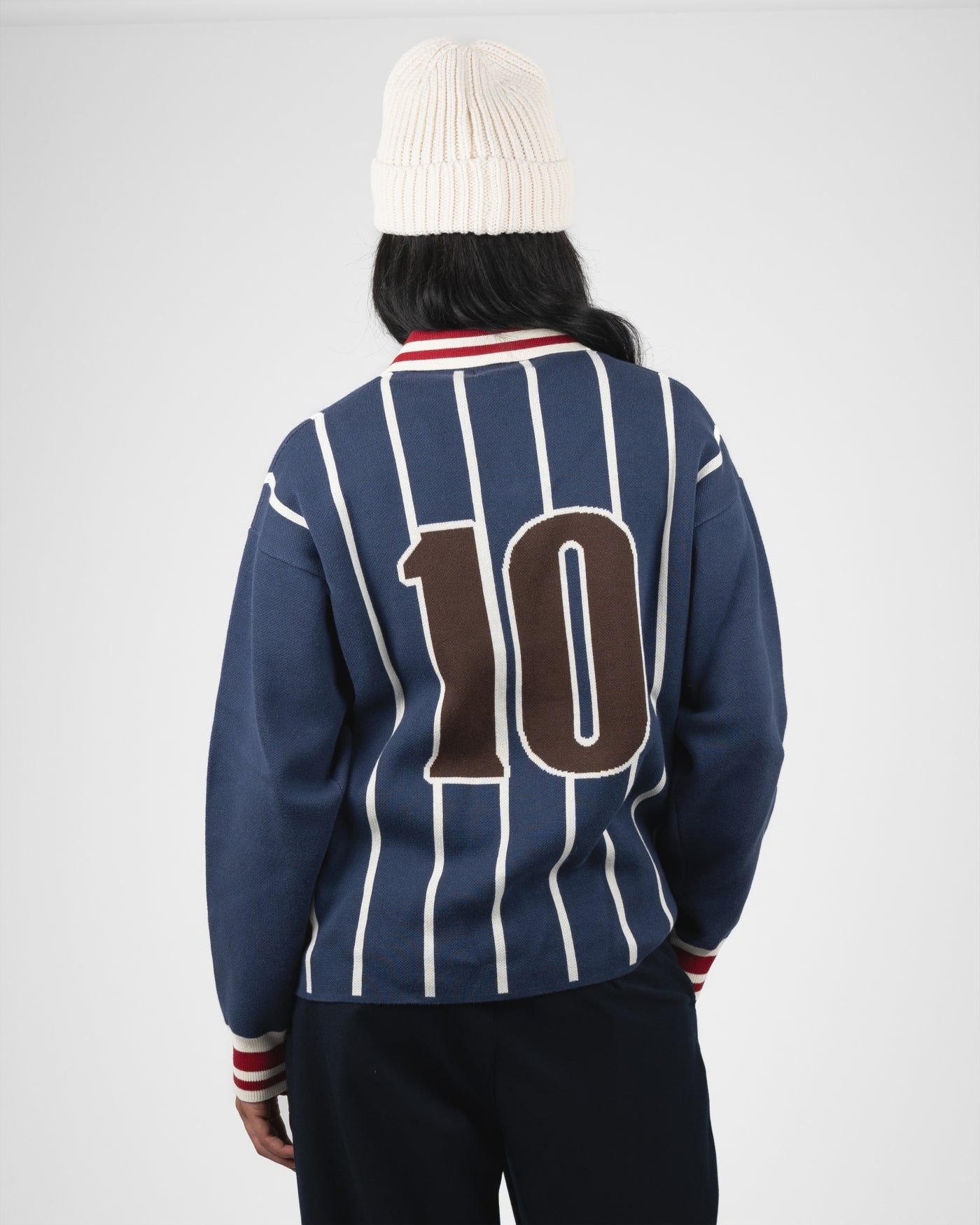 Field Numbers Knit Trikot | Blue