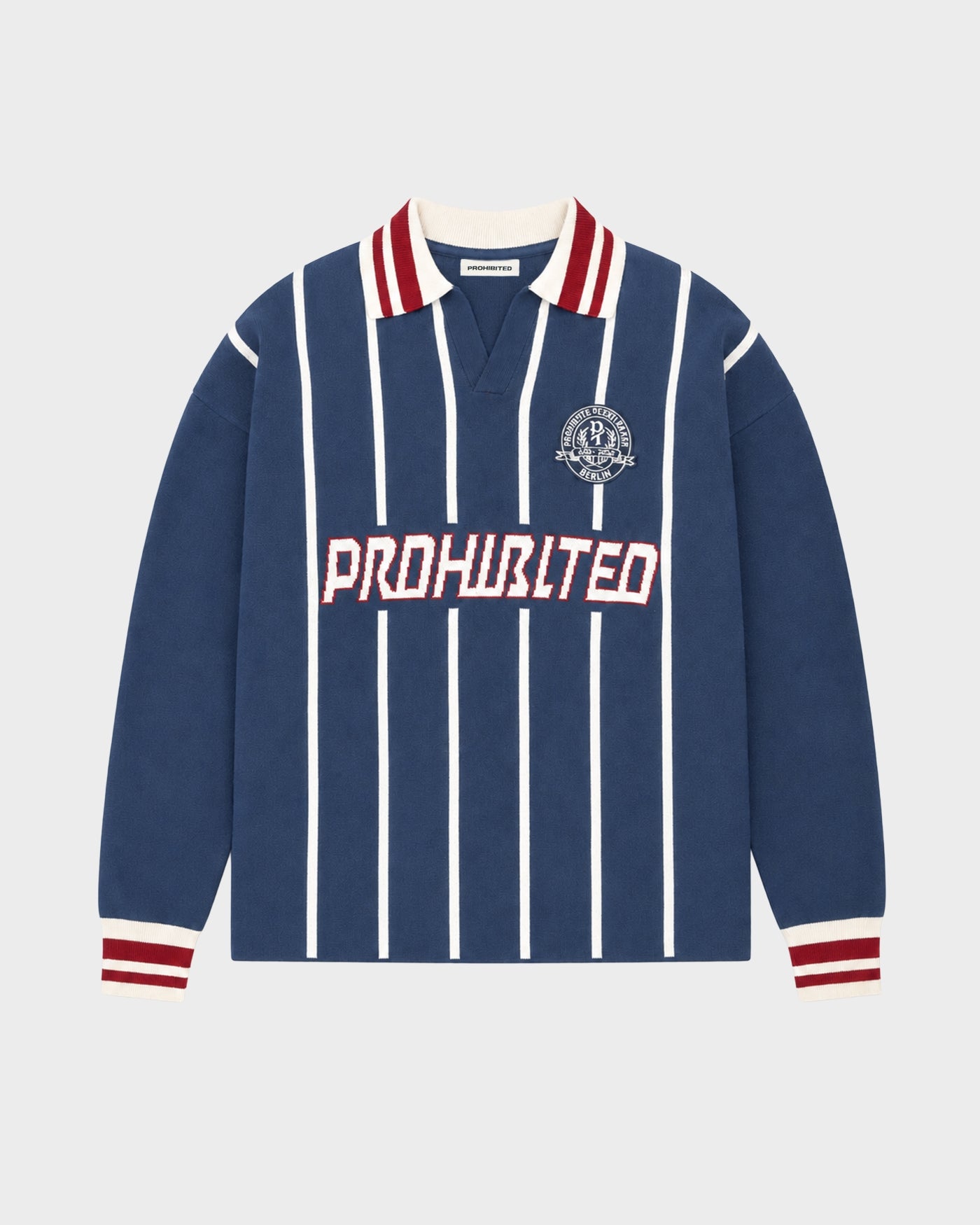 Field Numbers Knit Trikot | Blue