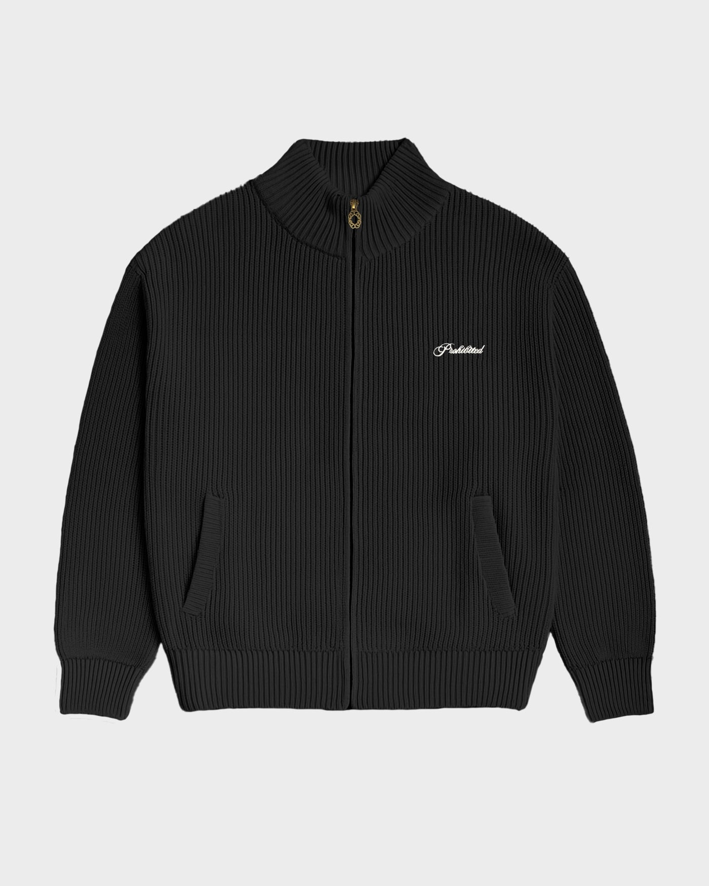 Campus Knit Jacket | Black