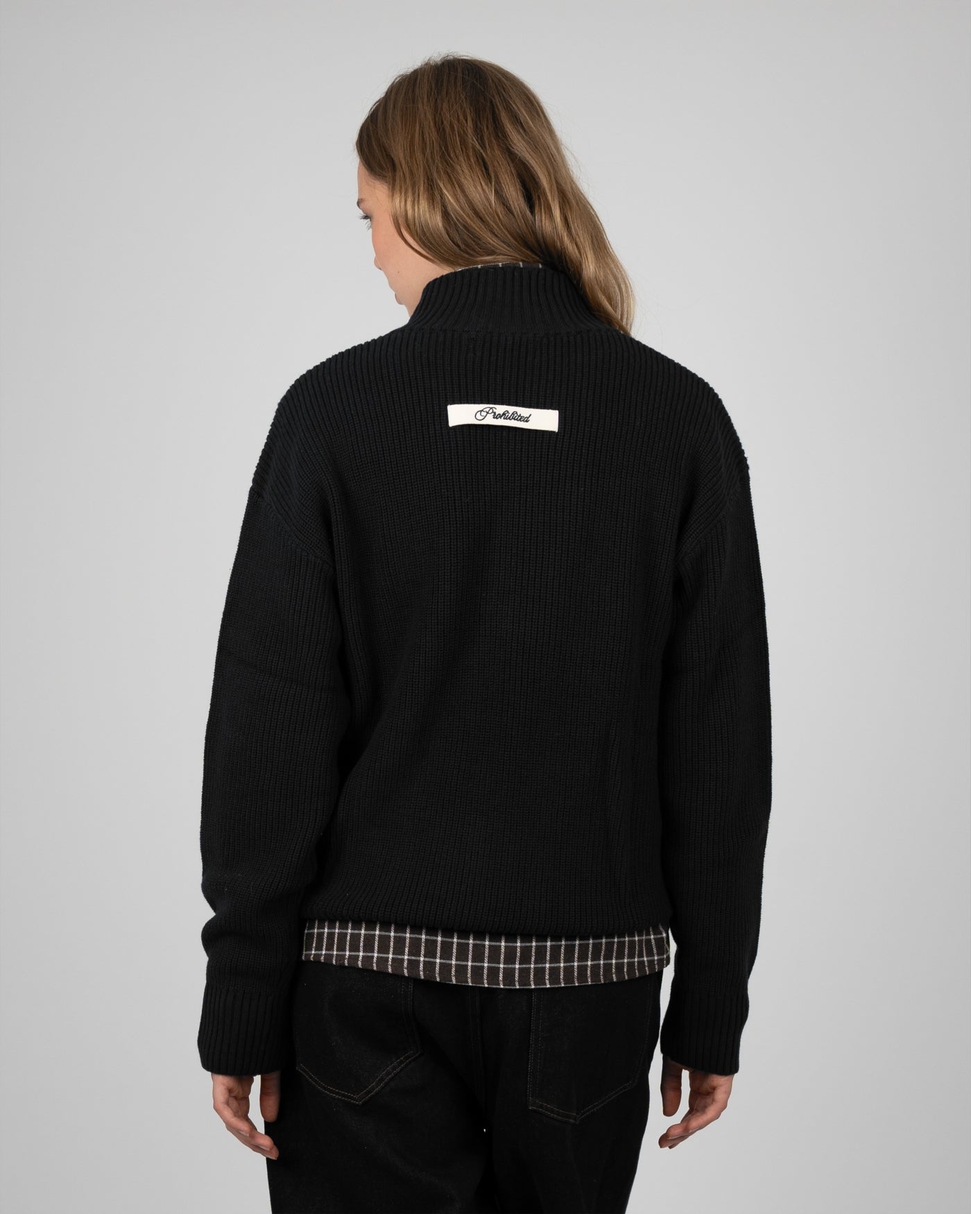 Campus Knit Jacket | Black