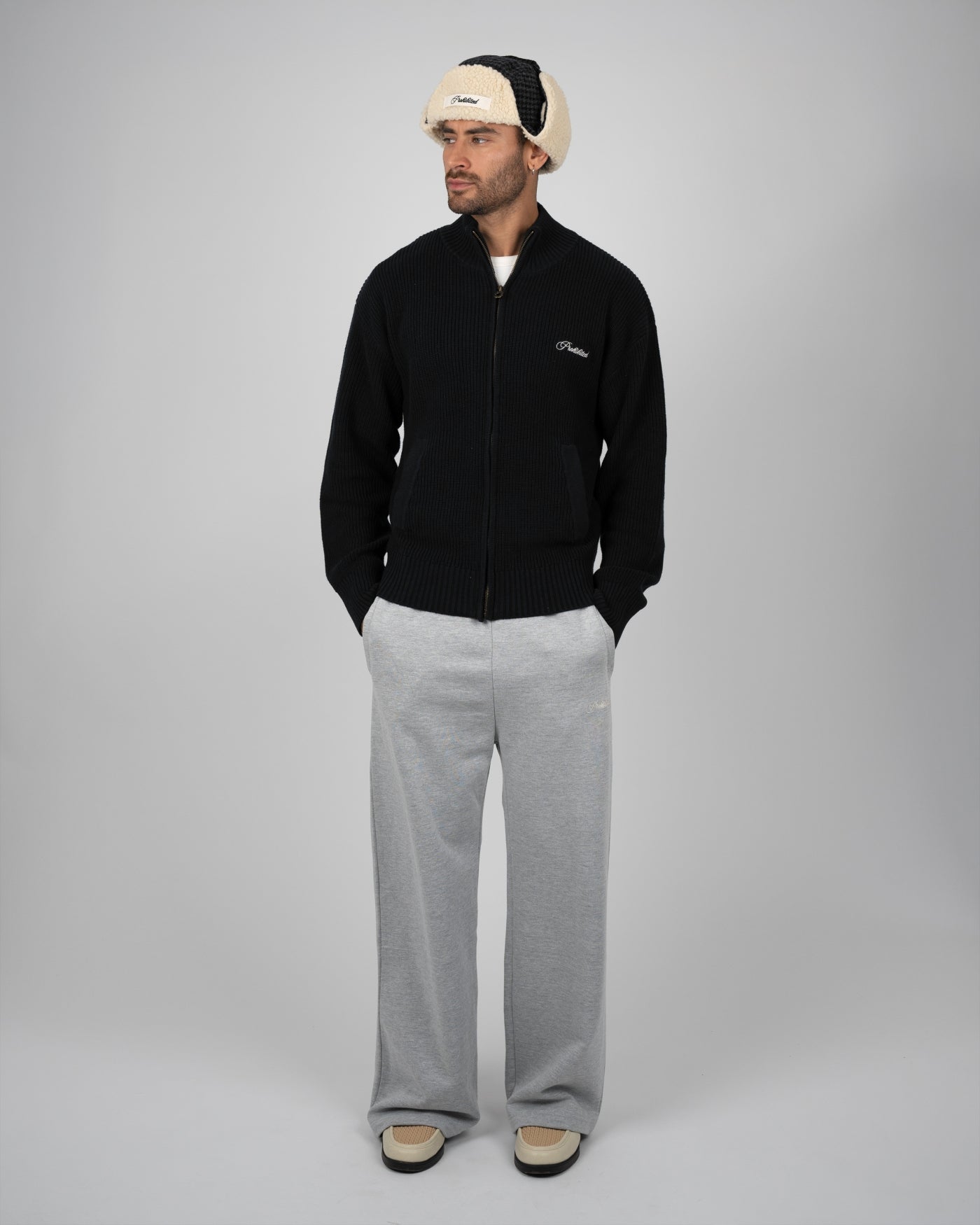 Campus Knit Jacket | Black