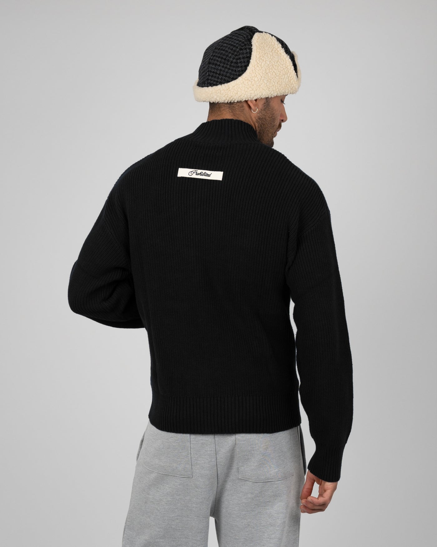Campus Knit Jacket | Black