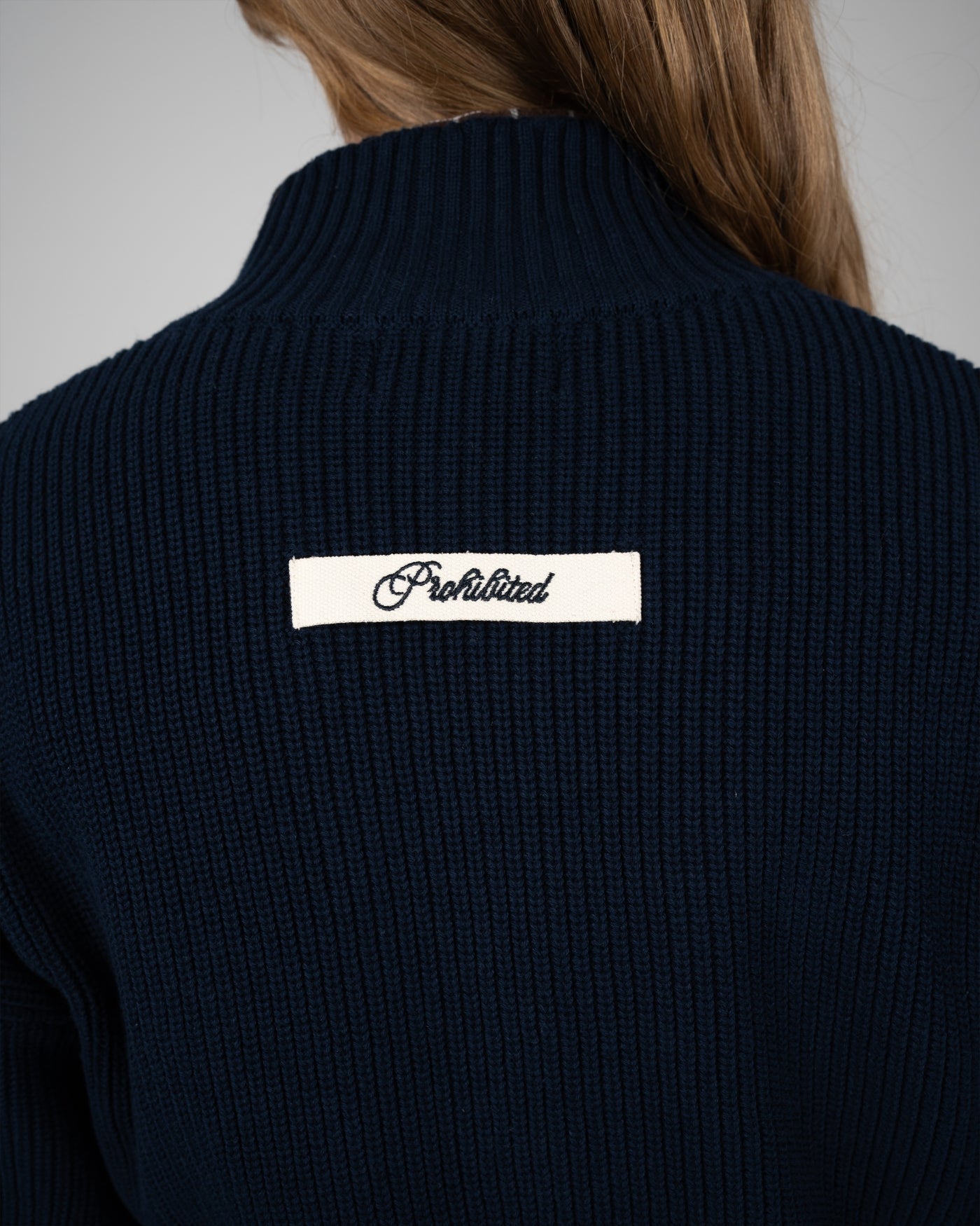 Campus Knit Jacket | Navy