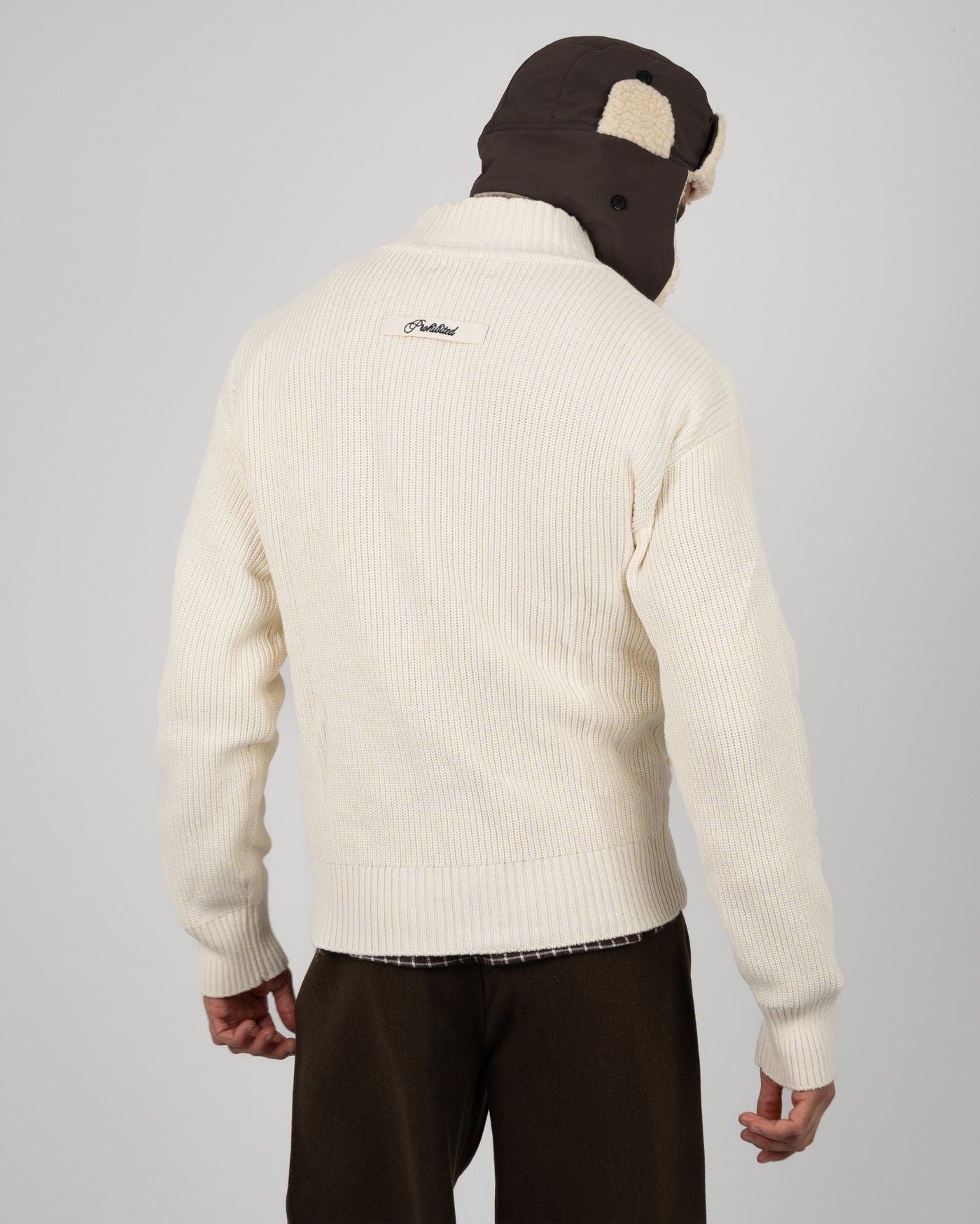 Campus Knit Jacket | Cream