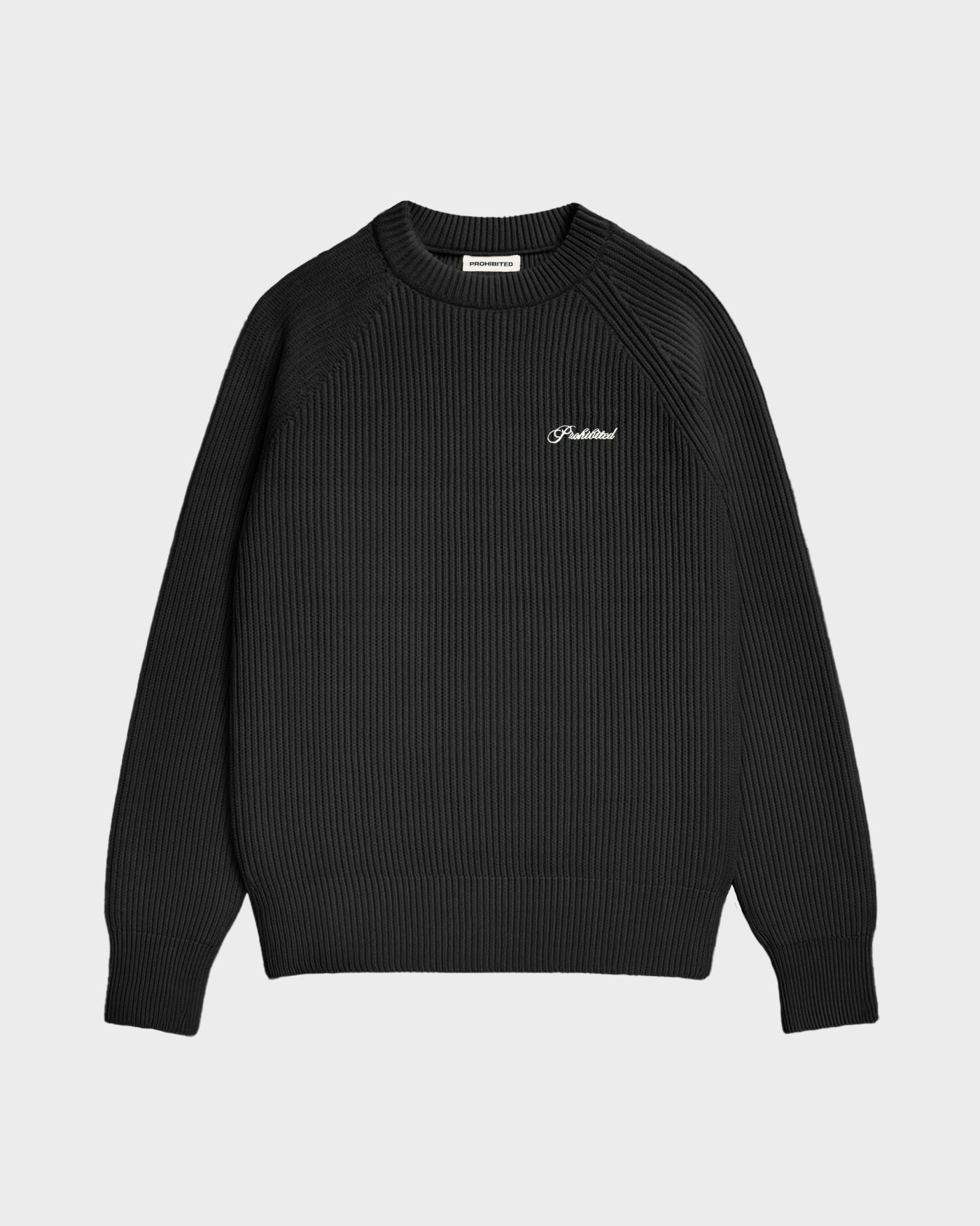 Campus Knit Sweater | Black