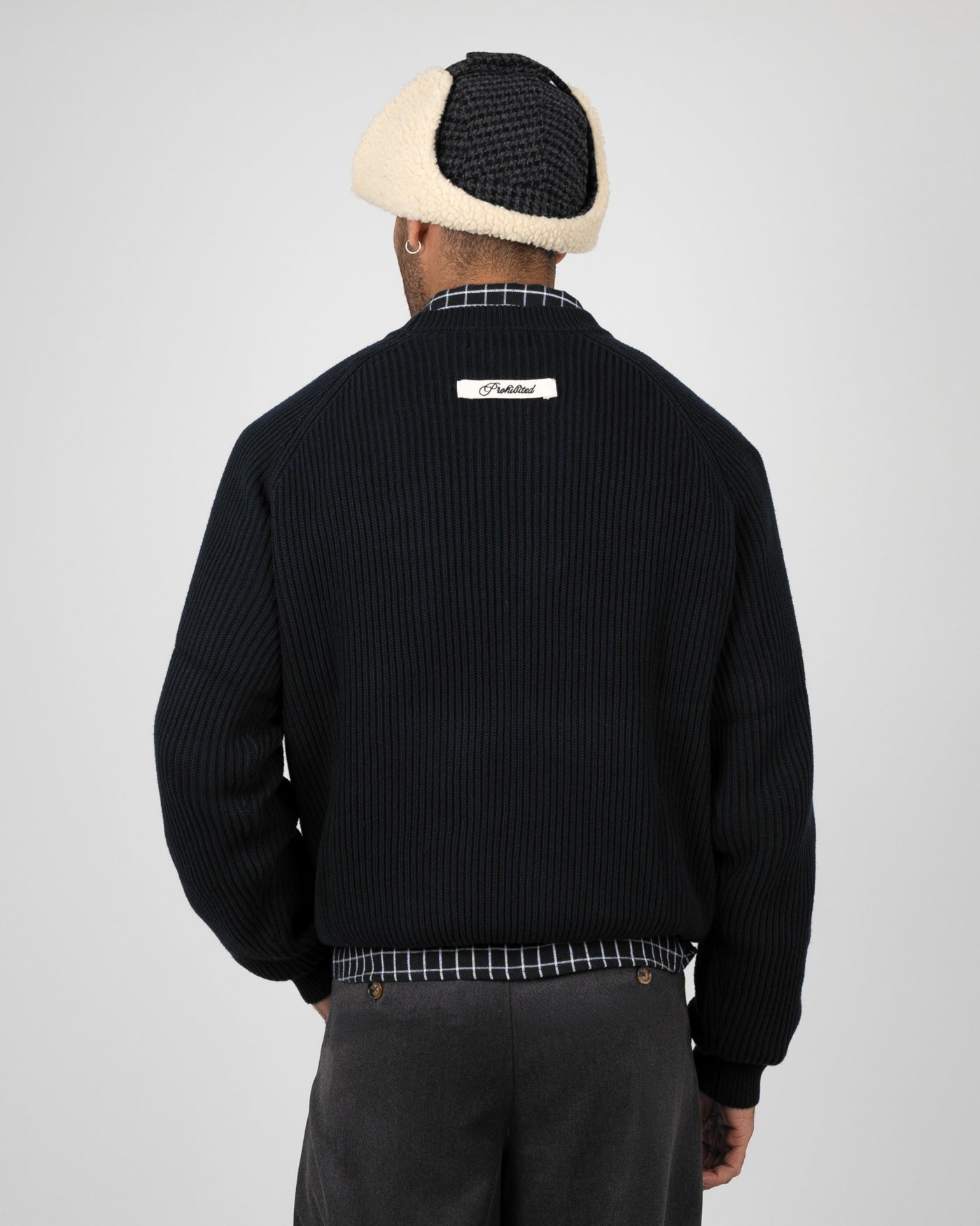 Campus Knit Sweater | Black