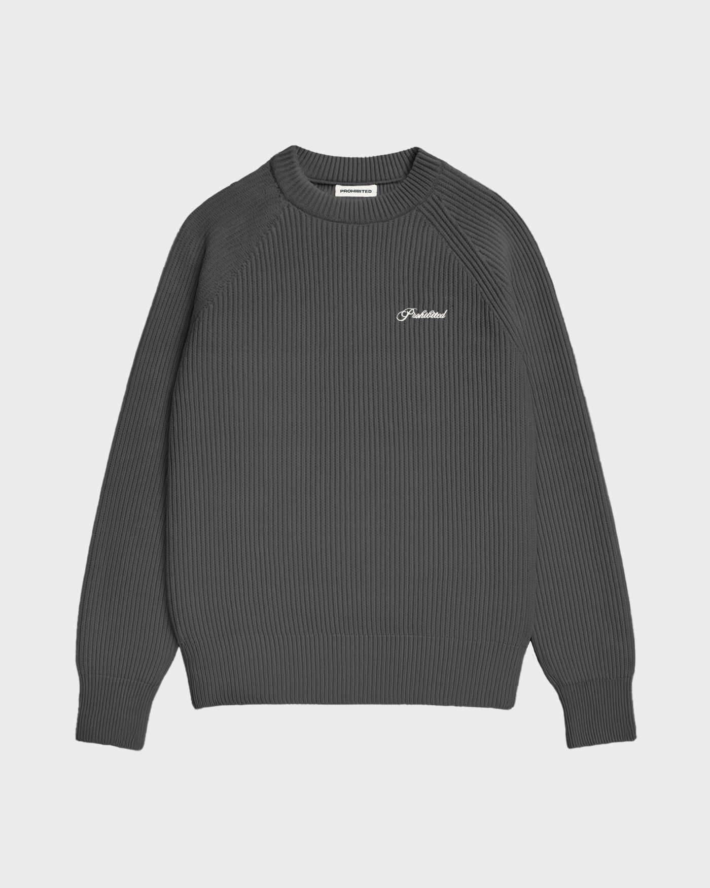 Campus Knit Sweater | Dark Grey