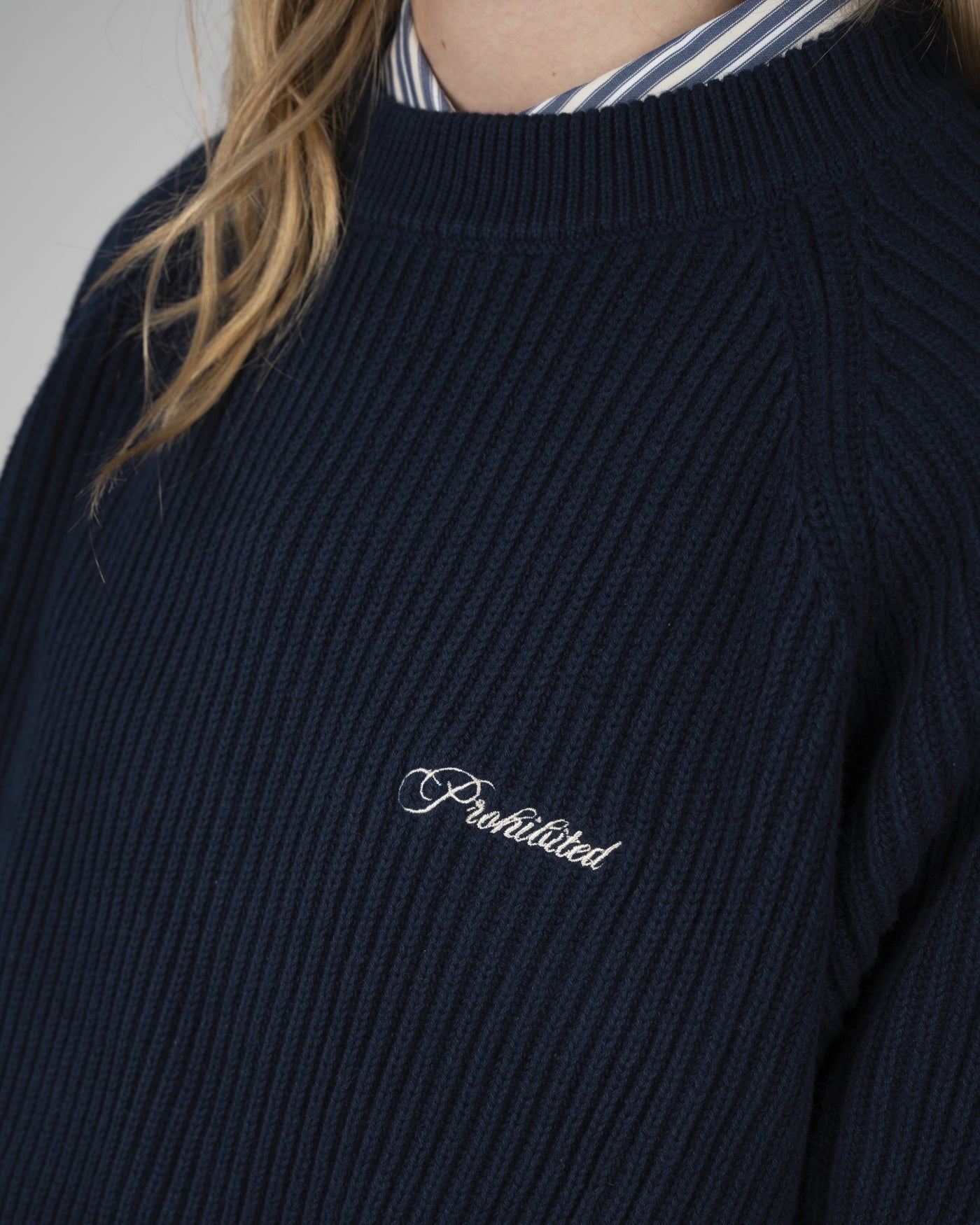 Campus Knit Sweater | Navy