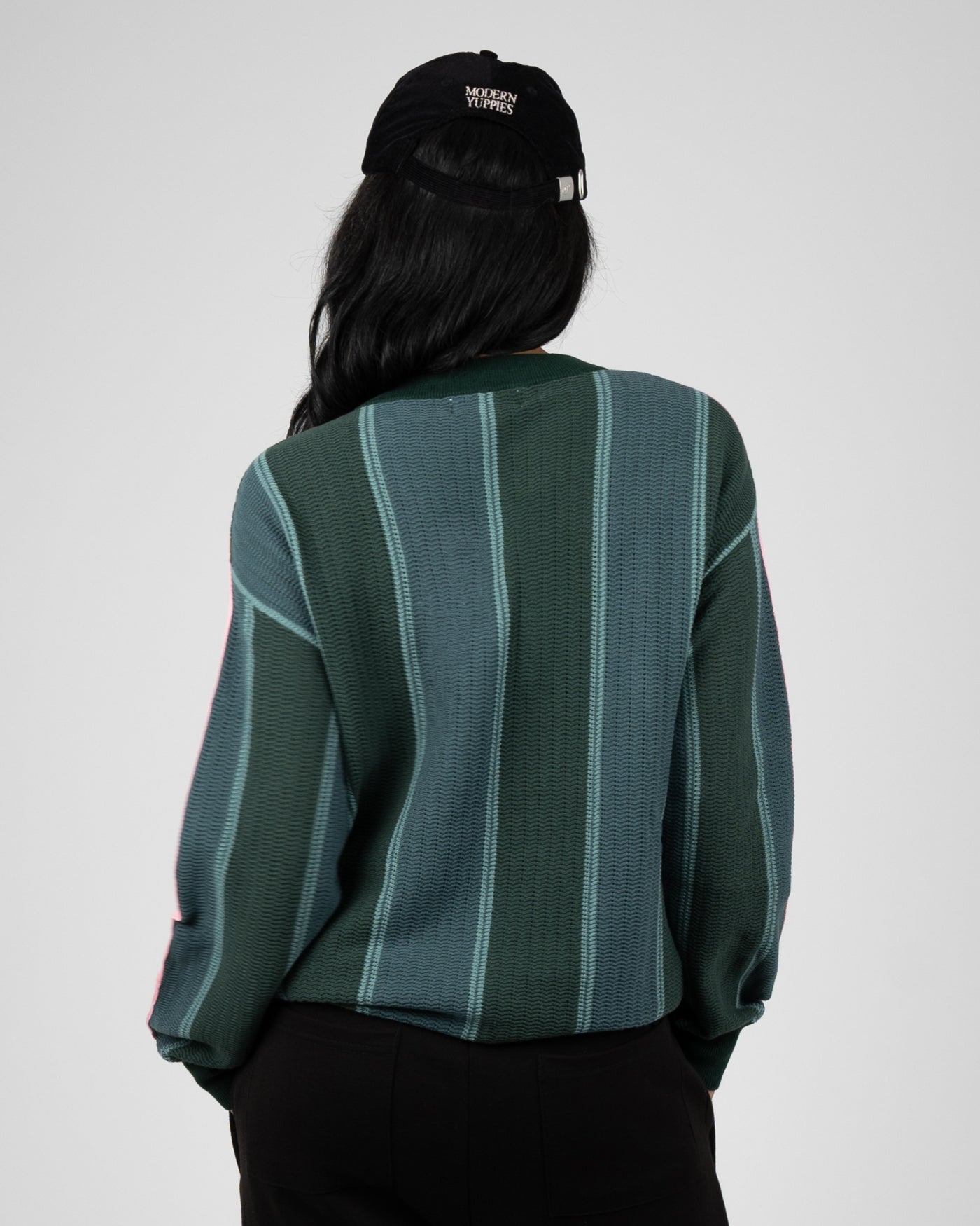 Striped Team Knit Trikot | Green