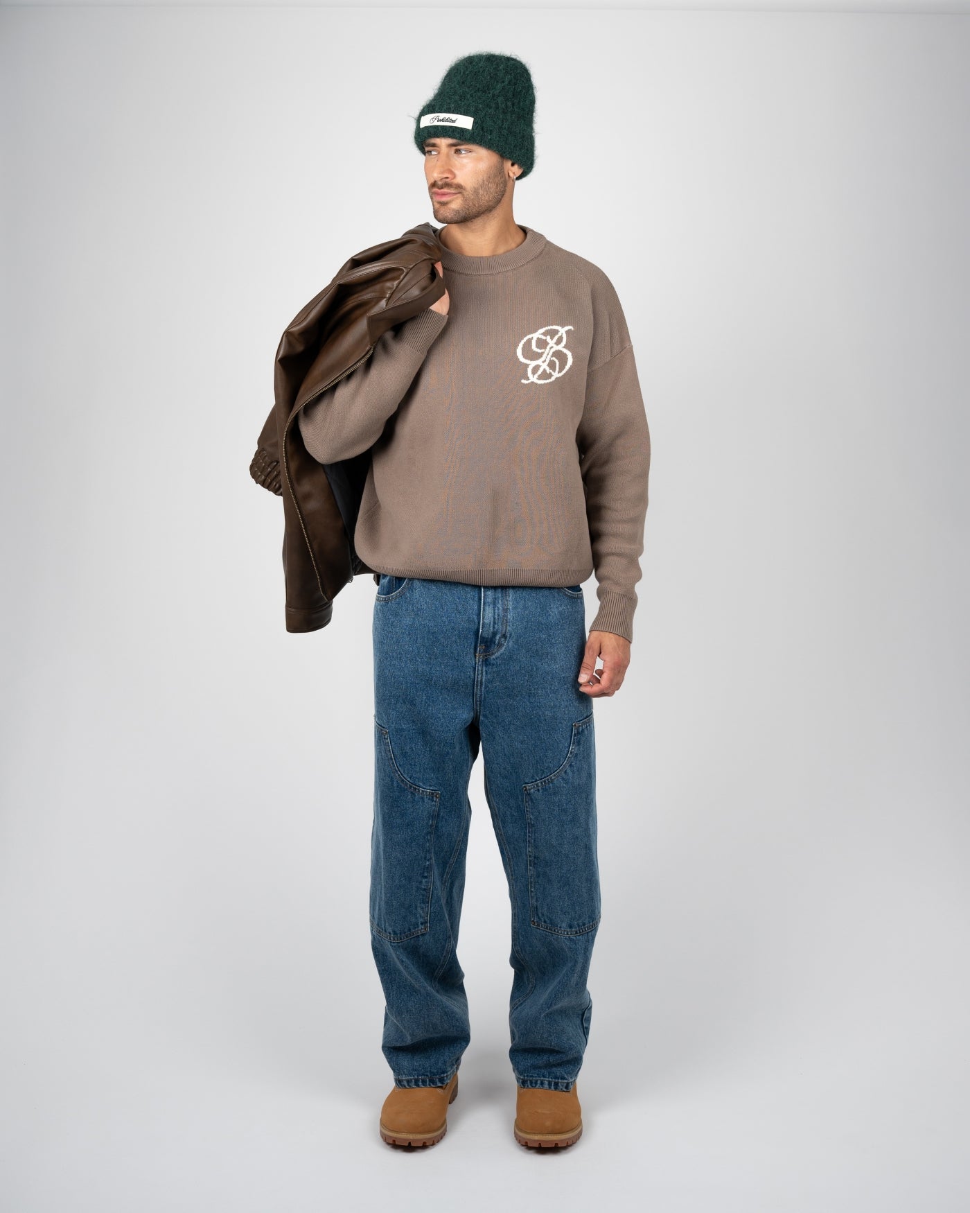 Academy Knit Sweater | Grey