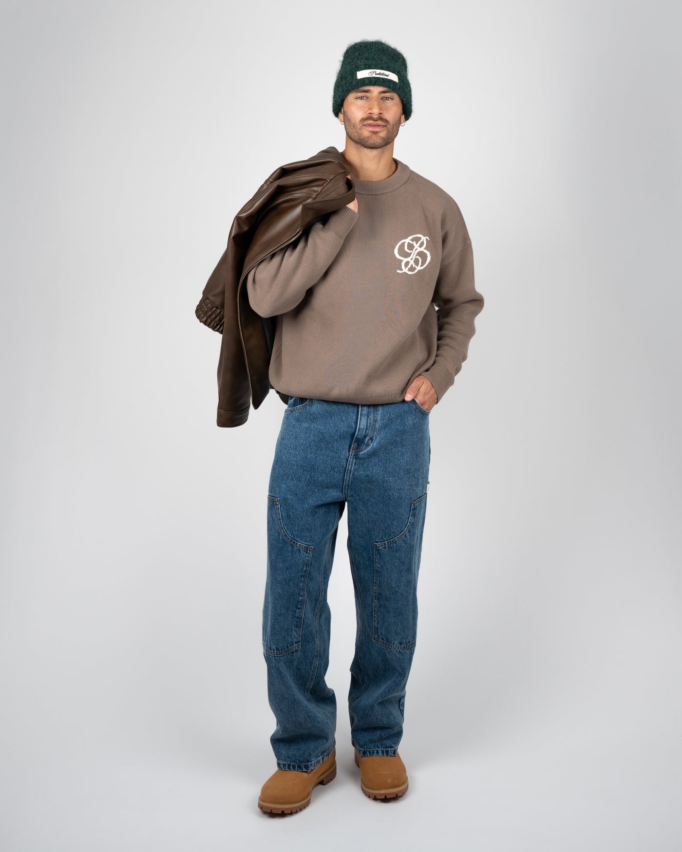 Academy Knit Sweater | Grey