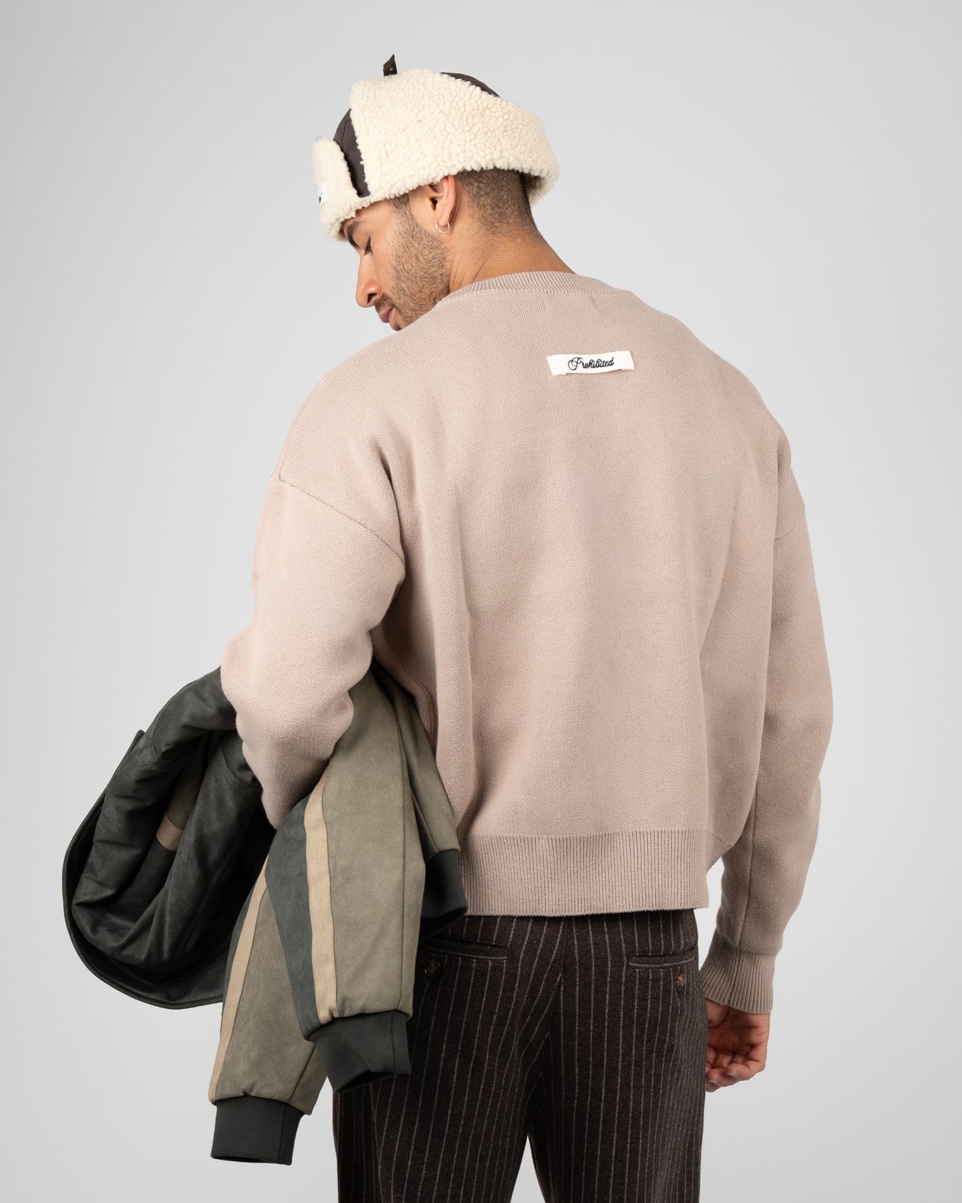 Academy Knit Sweater | Linen Beige