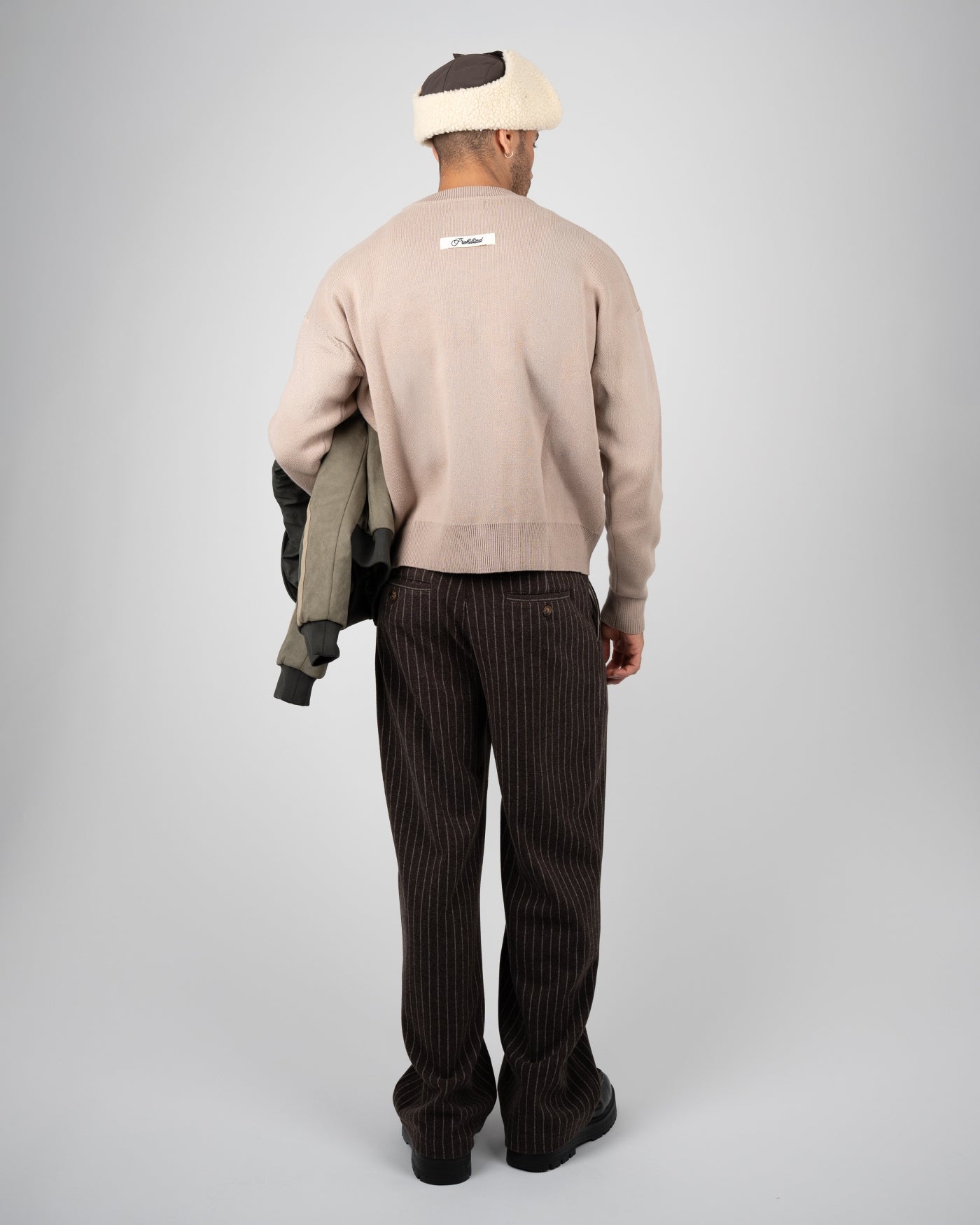 Academy Knit Sweater | Linen Beige