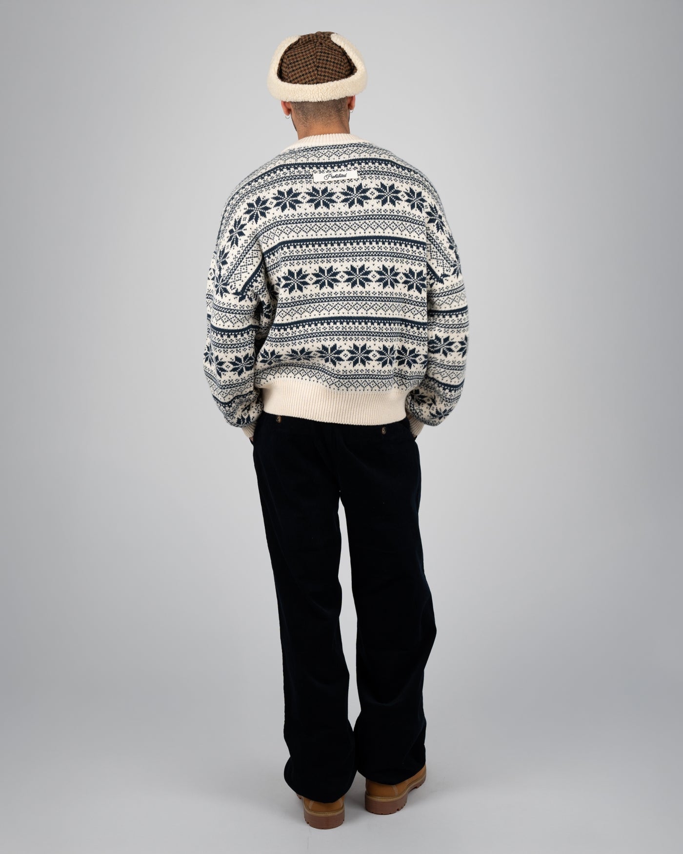 Norwegian Knit Sweater | Navy