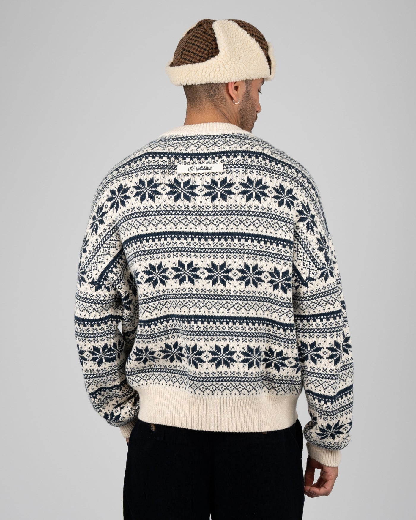 Norwegian Knit Sweater | Navy