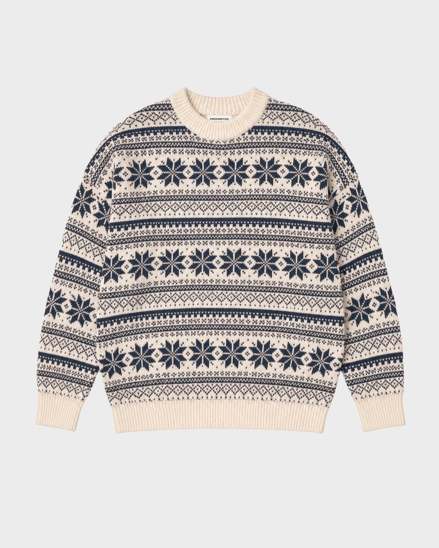 Norwegian Knit Sweater | Navy