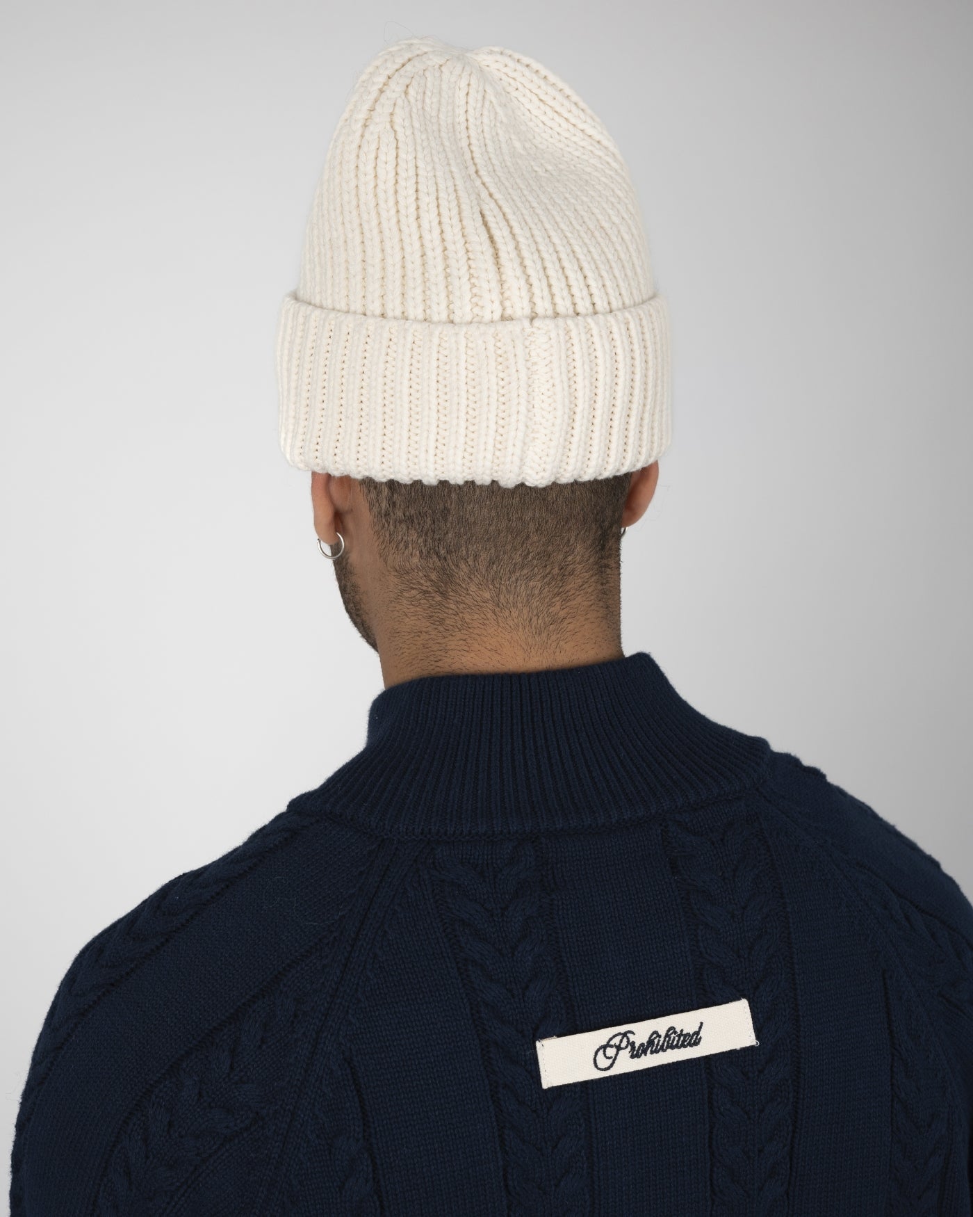 Echo Knit Beanie | Cream