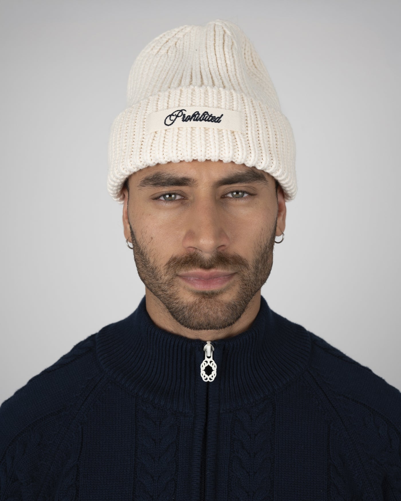Echo Knit Beanie | Cream