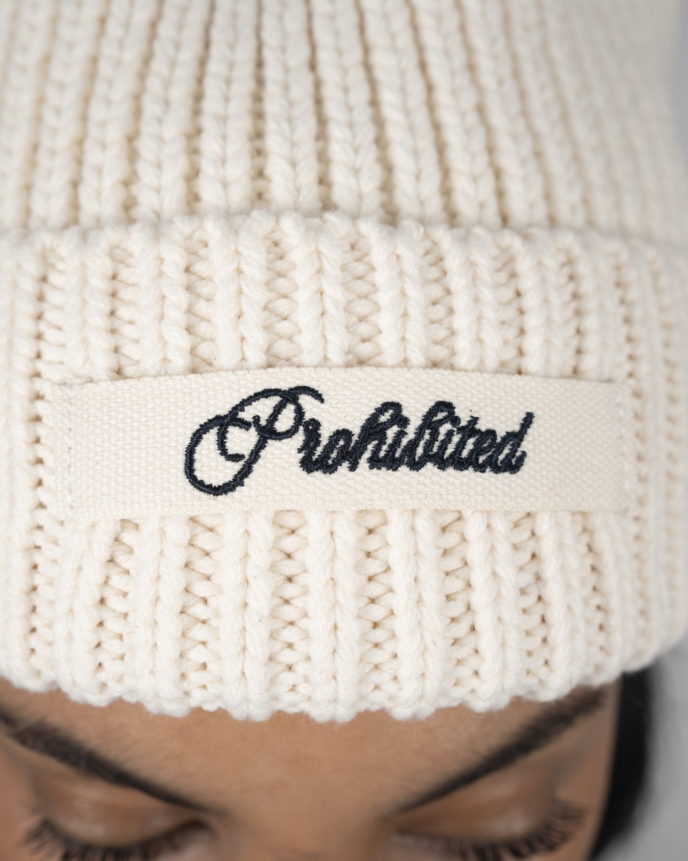 Echo Knit Beanie | Cream