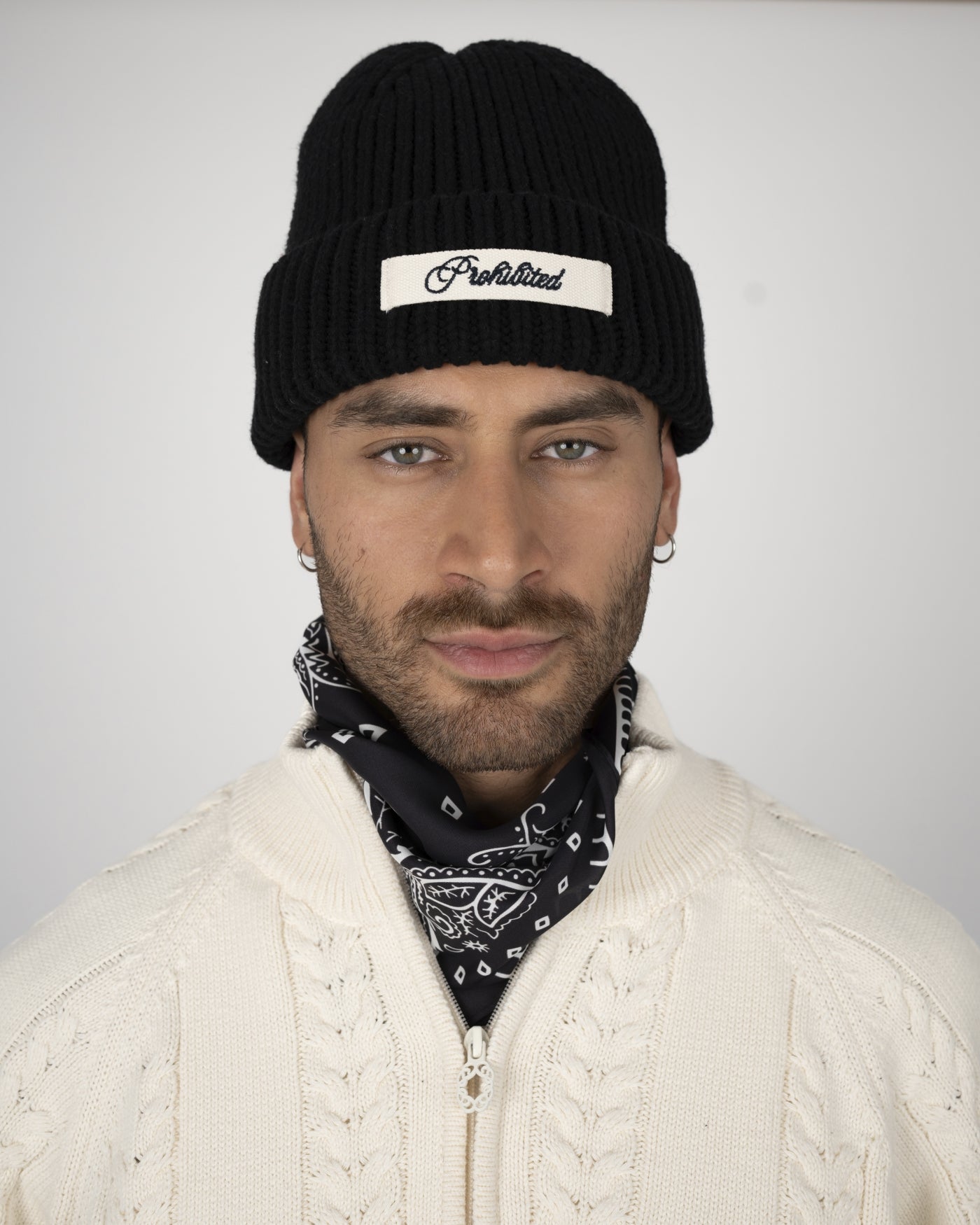 Echo Knit Beanie | Black