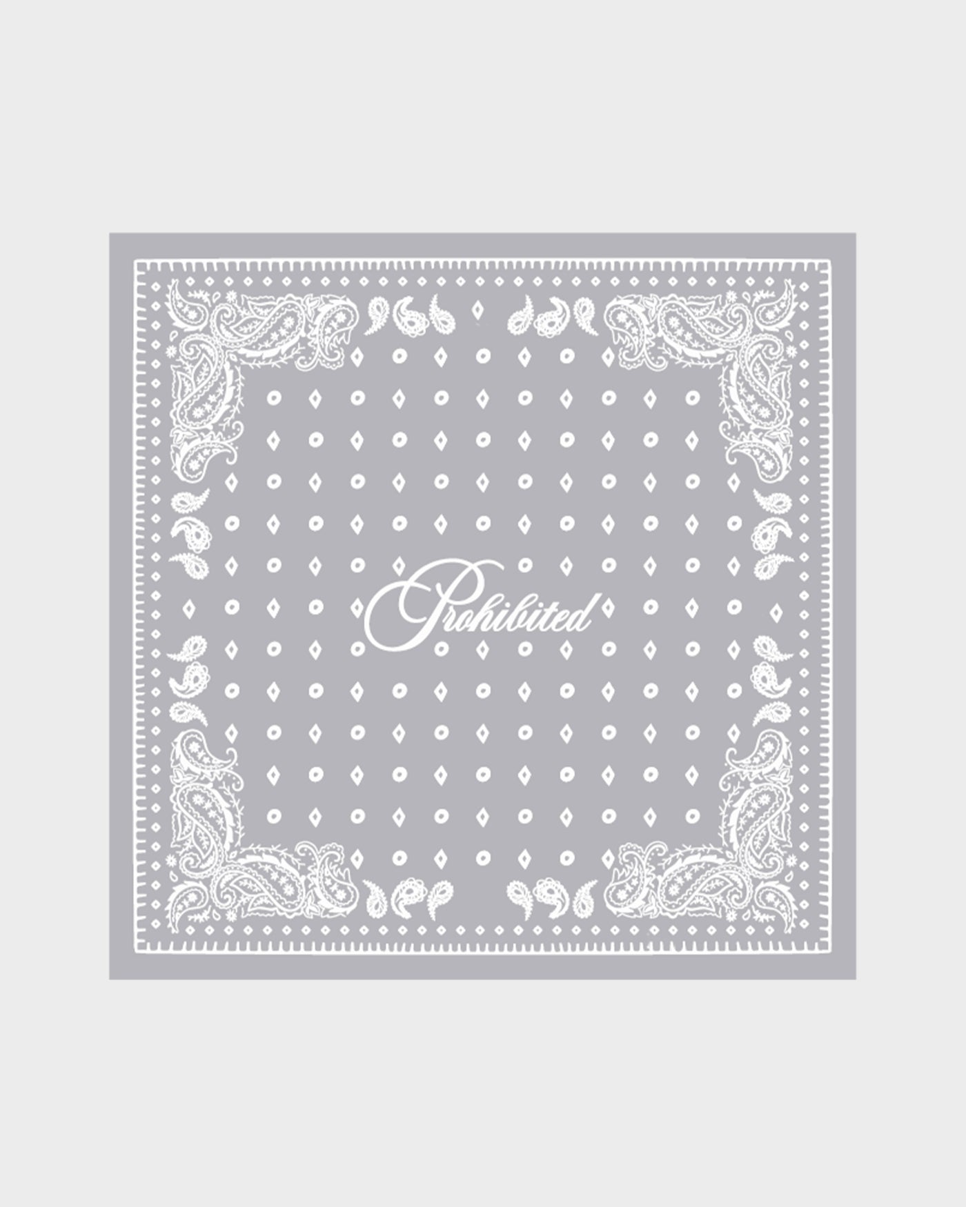 Prohibited Signature Scarf | Grey
