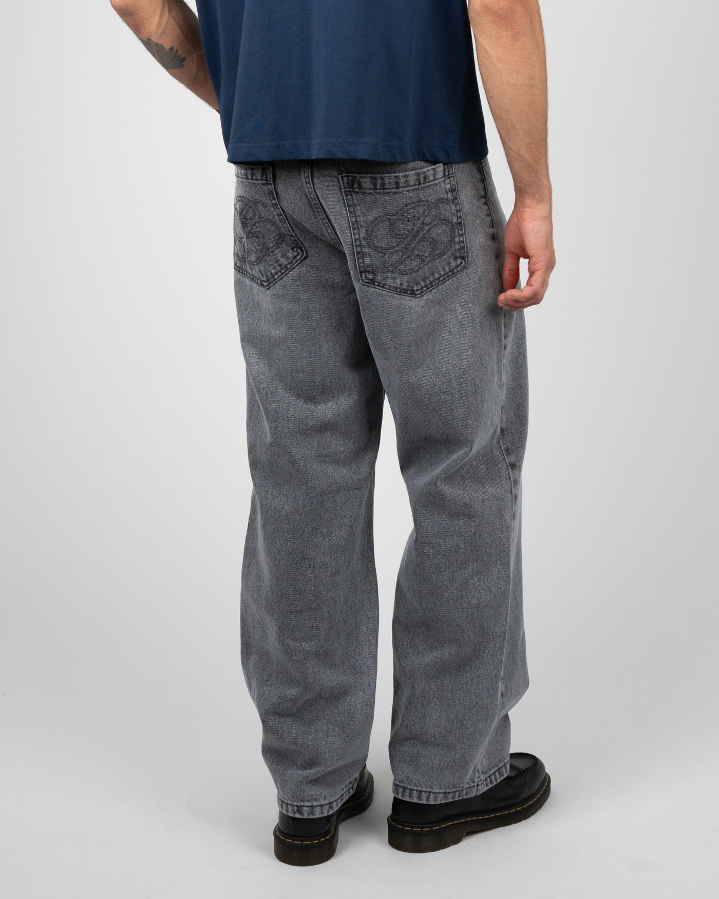 Milano Relaxed Denim | Washed Grey