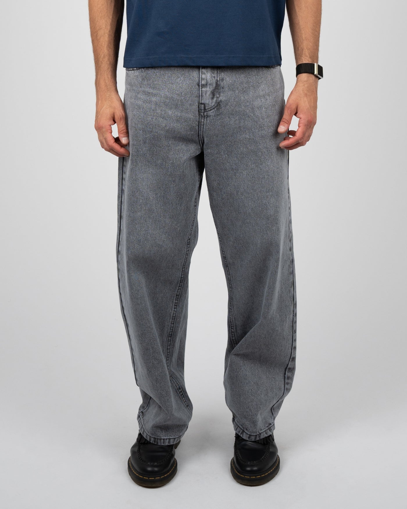 Milano Relaxed Denim | Washed Grey
