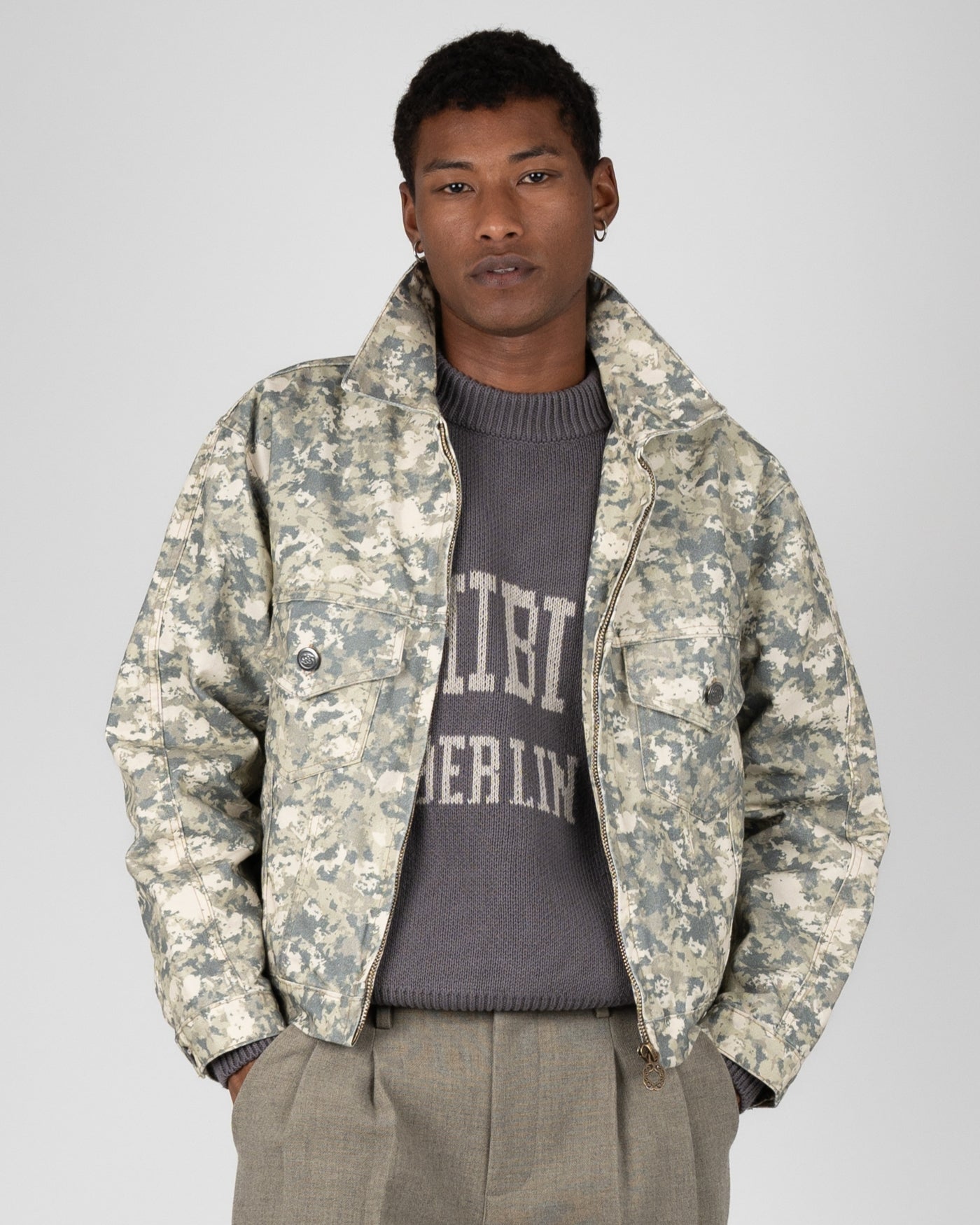 Saint-Verán Denim Jacket | Camouflage