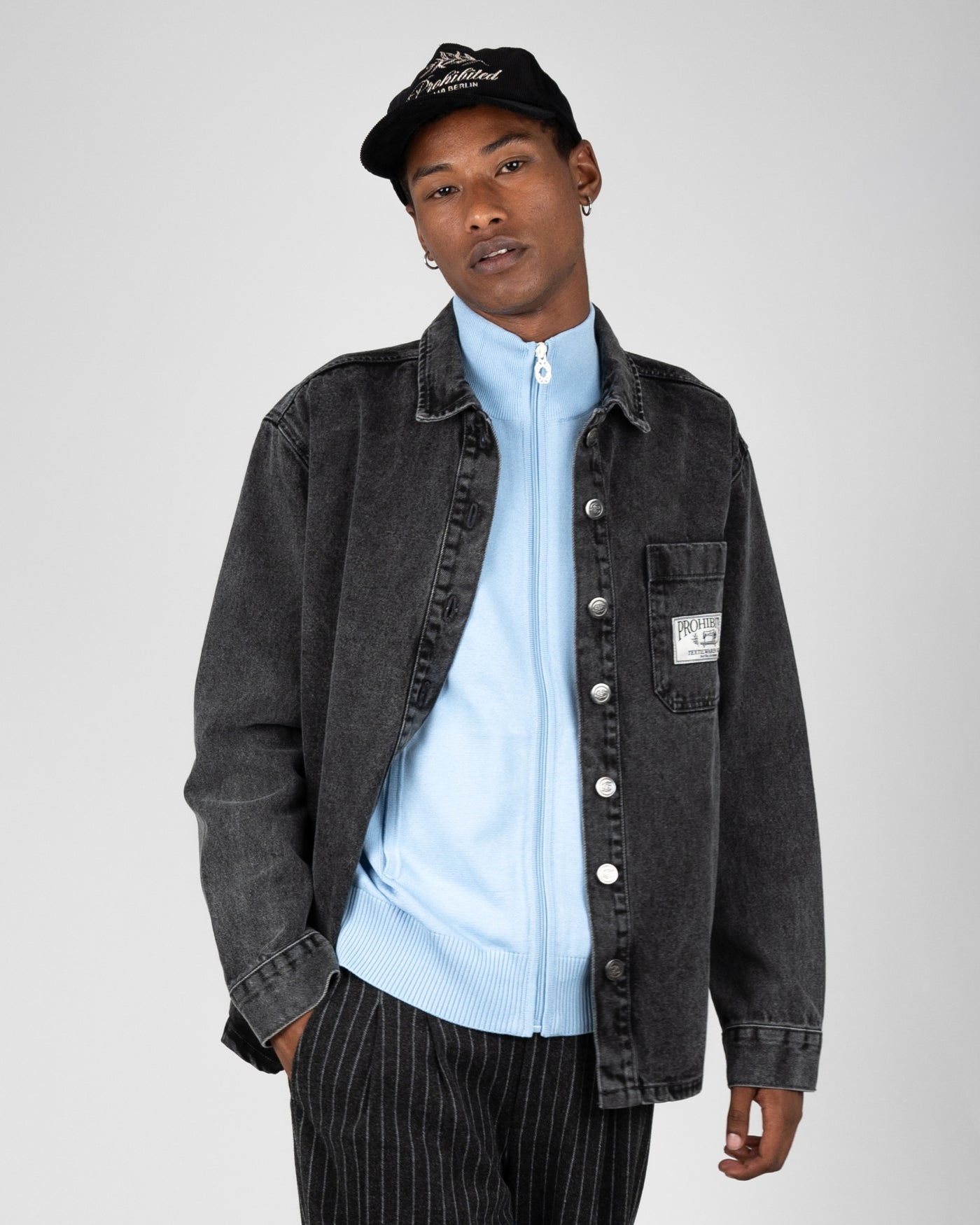 Northbound Denim Shirt | Faded Grey