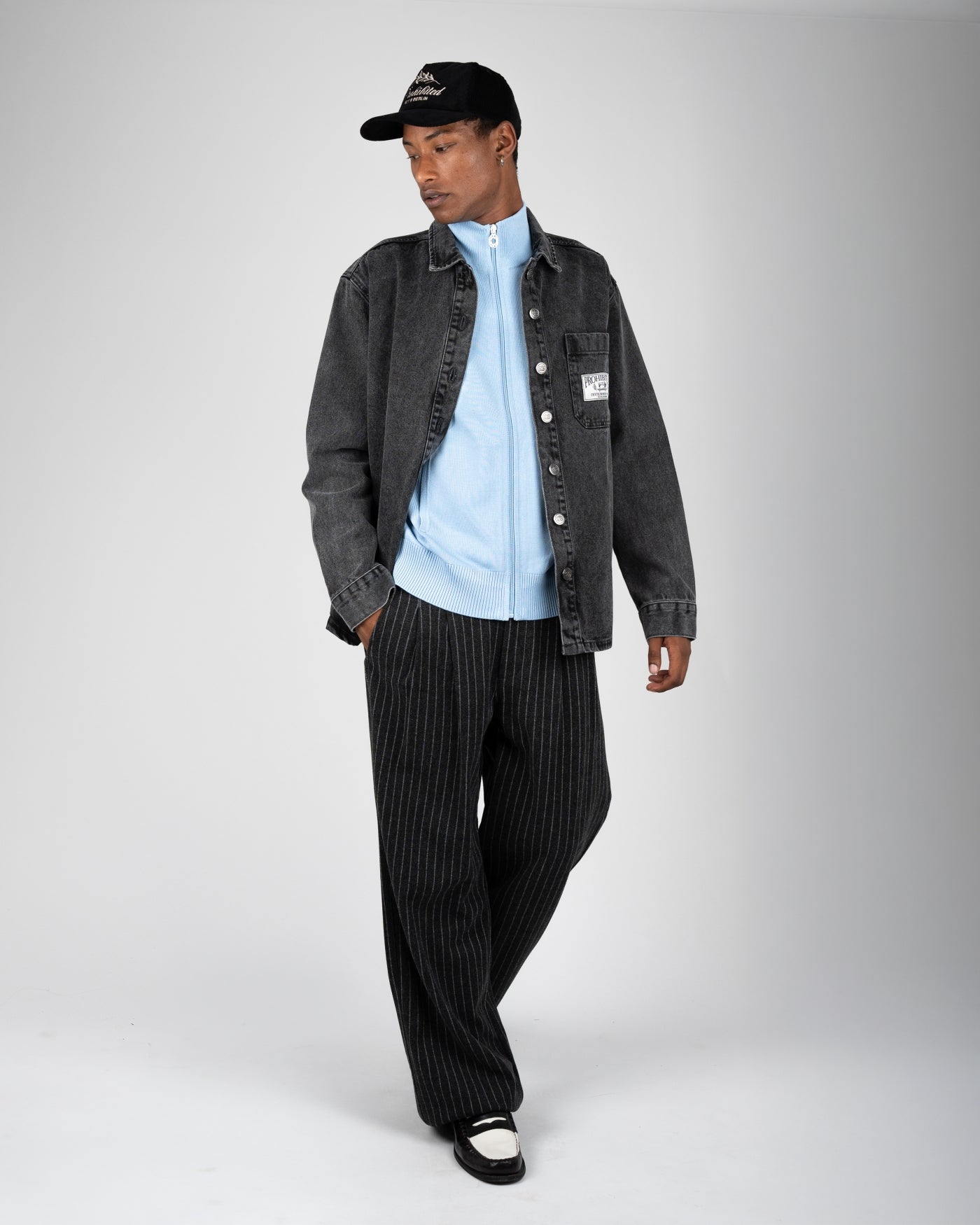 Northbound Denim Shirt | Faded Grey