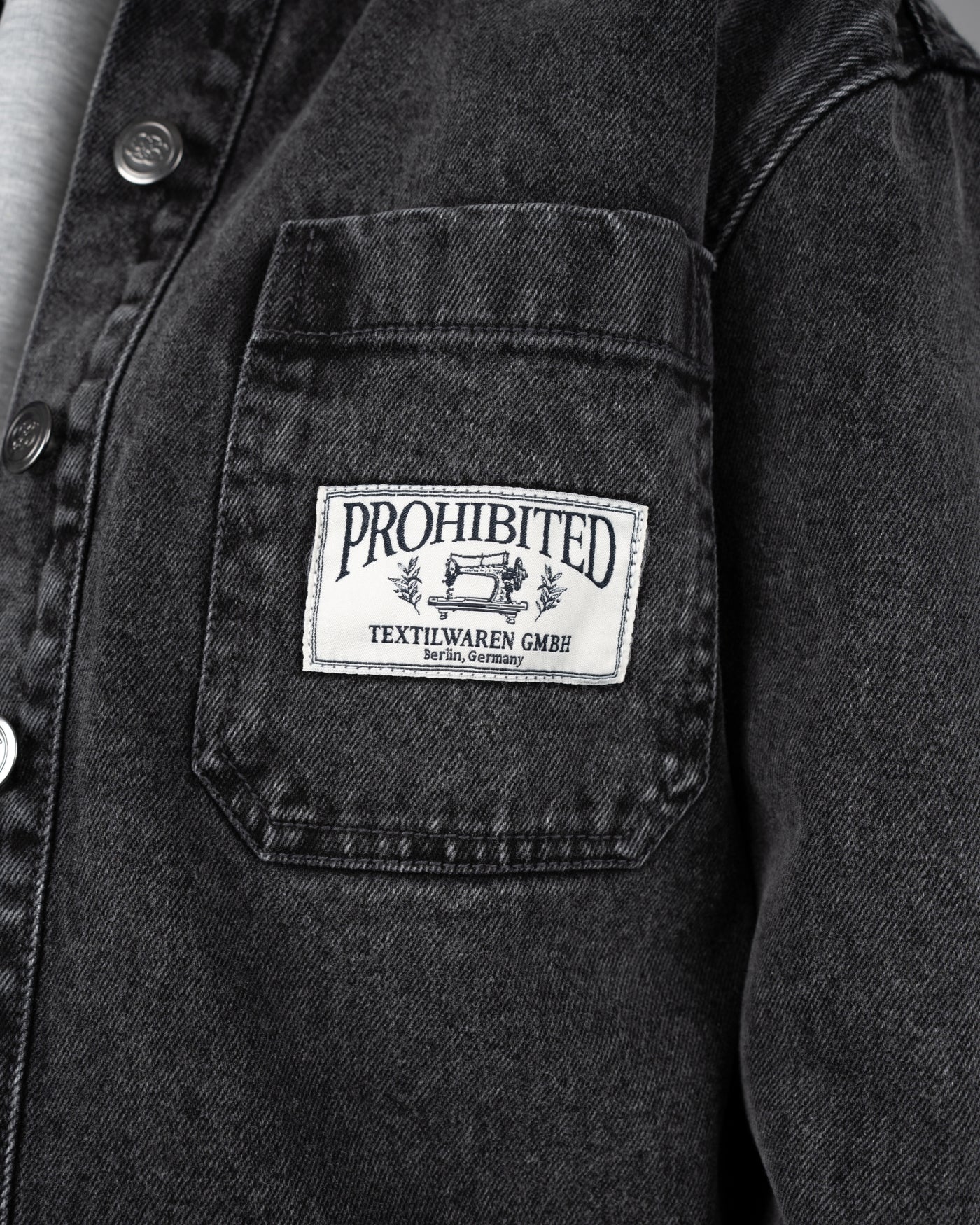 Northbound Denim Shirt | Faded Grey