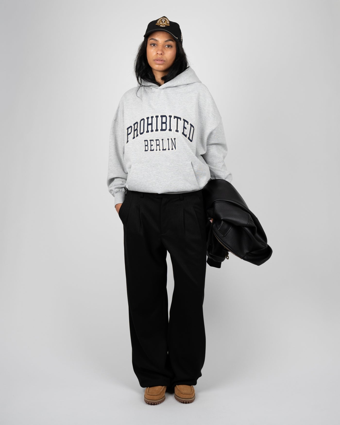 College Hoodie | Grey Melange