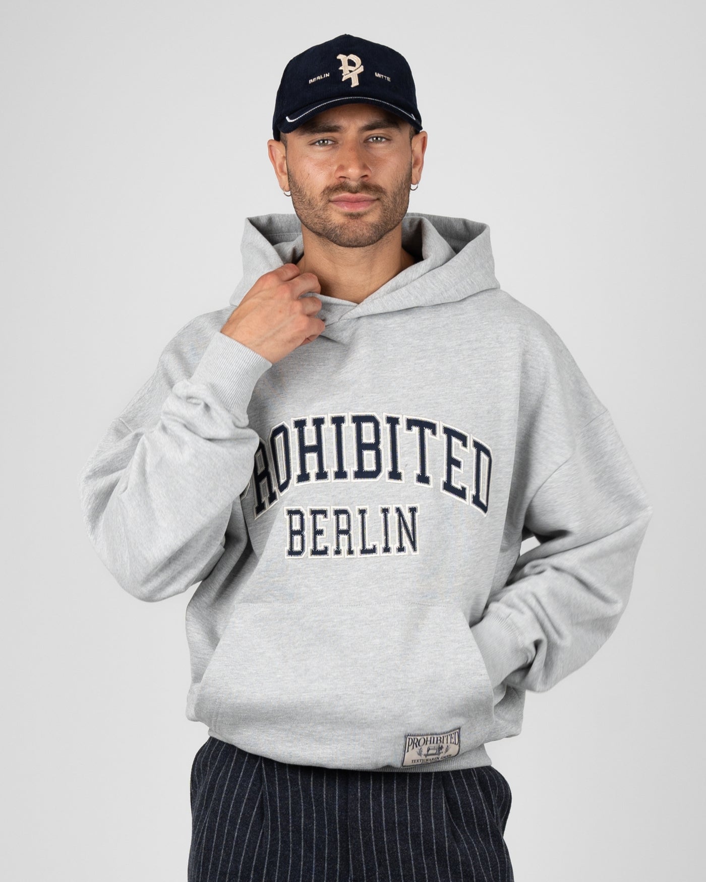College Hoodie | Grey Melange