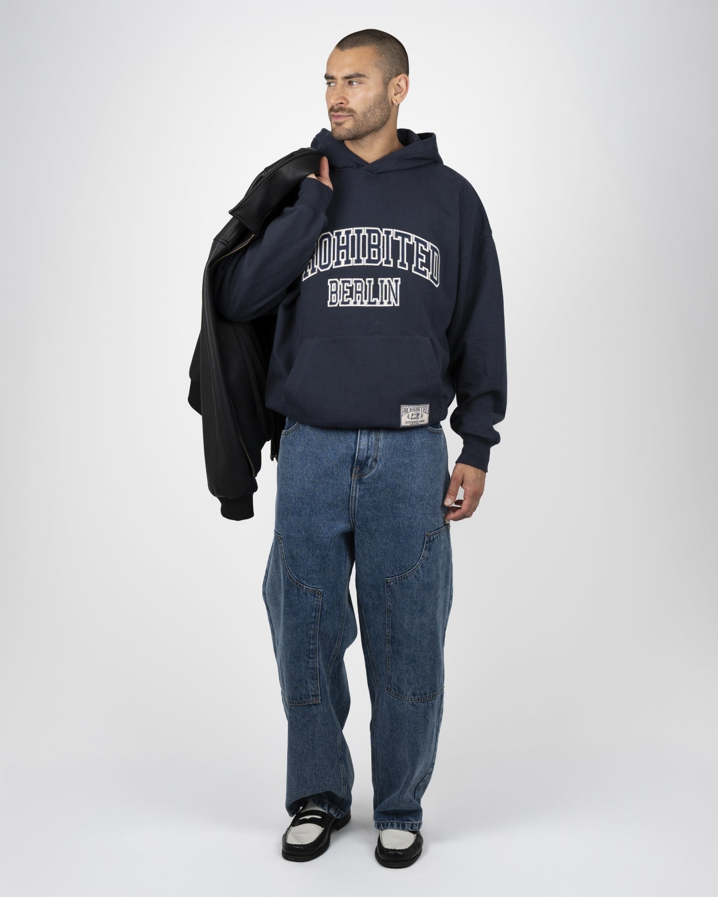 College Hoodie | Deep Blue