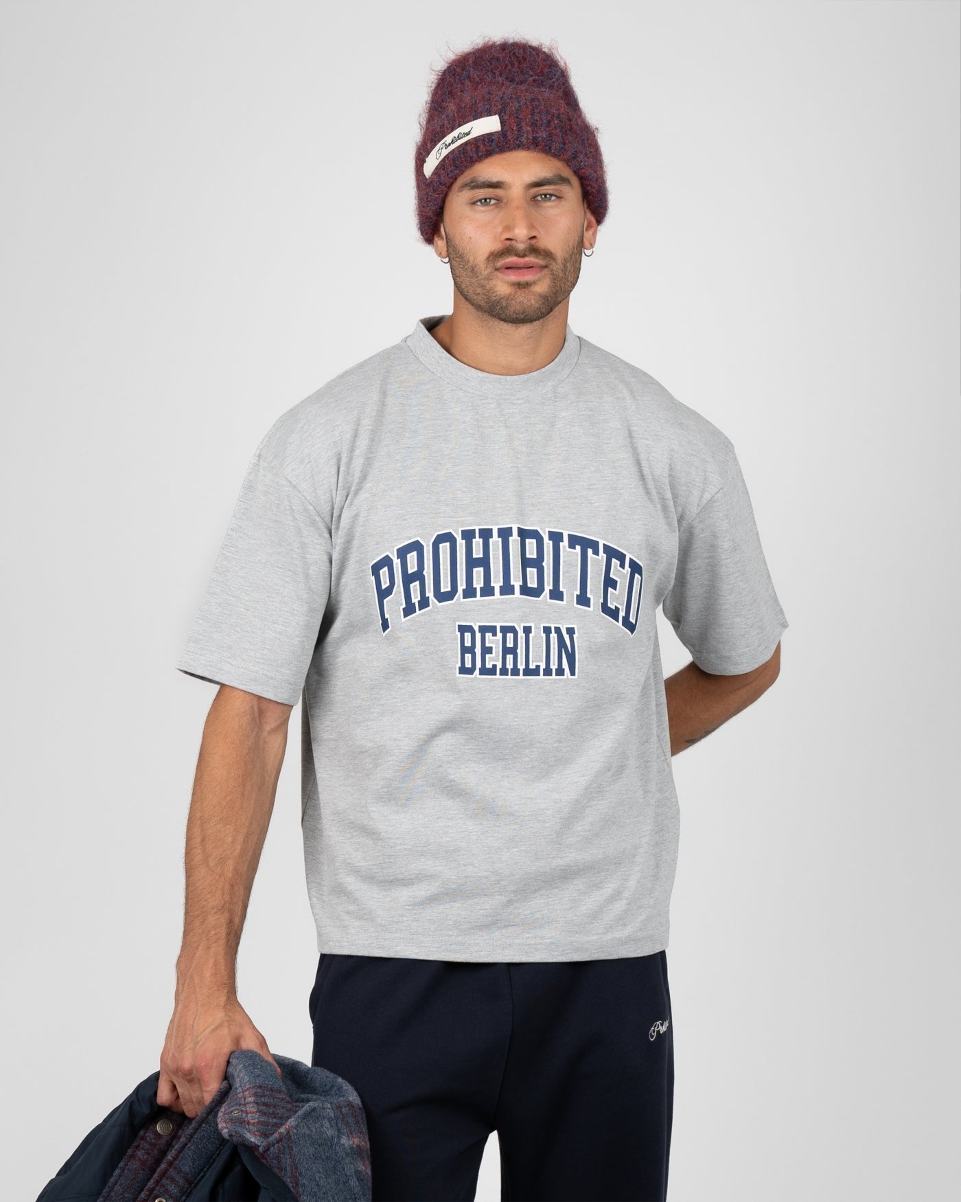 College Tee | Grey Melange