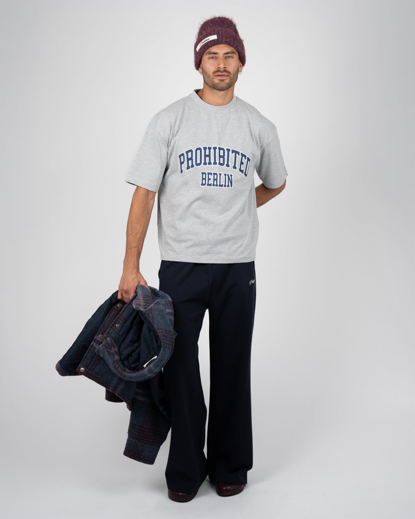 College Tee | Grey Melange