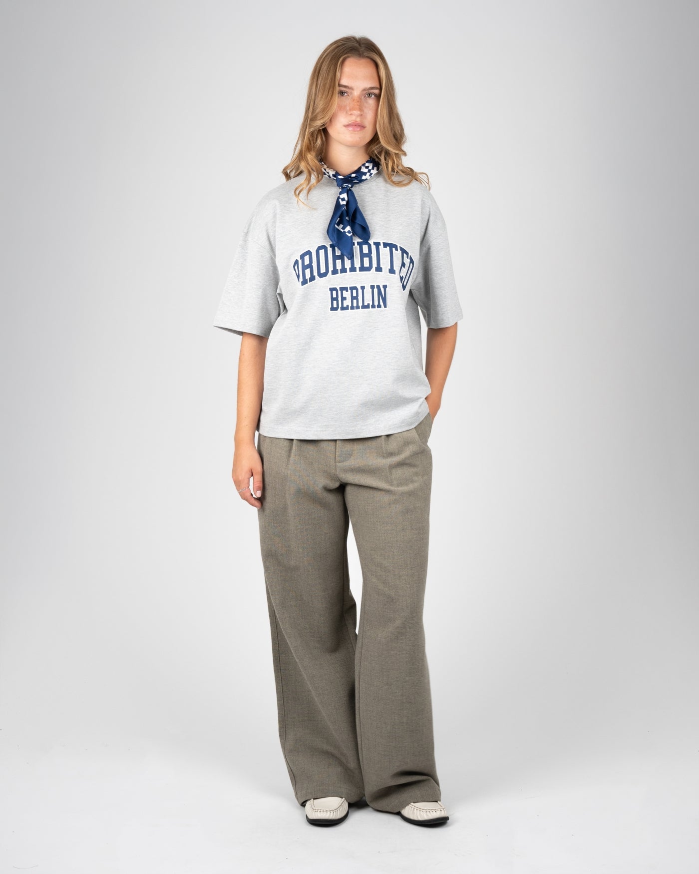 College Tee | Grey Melange