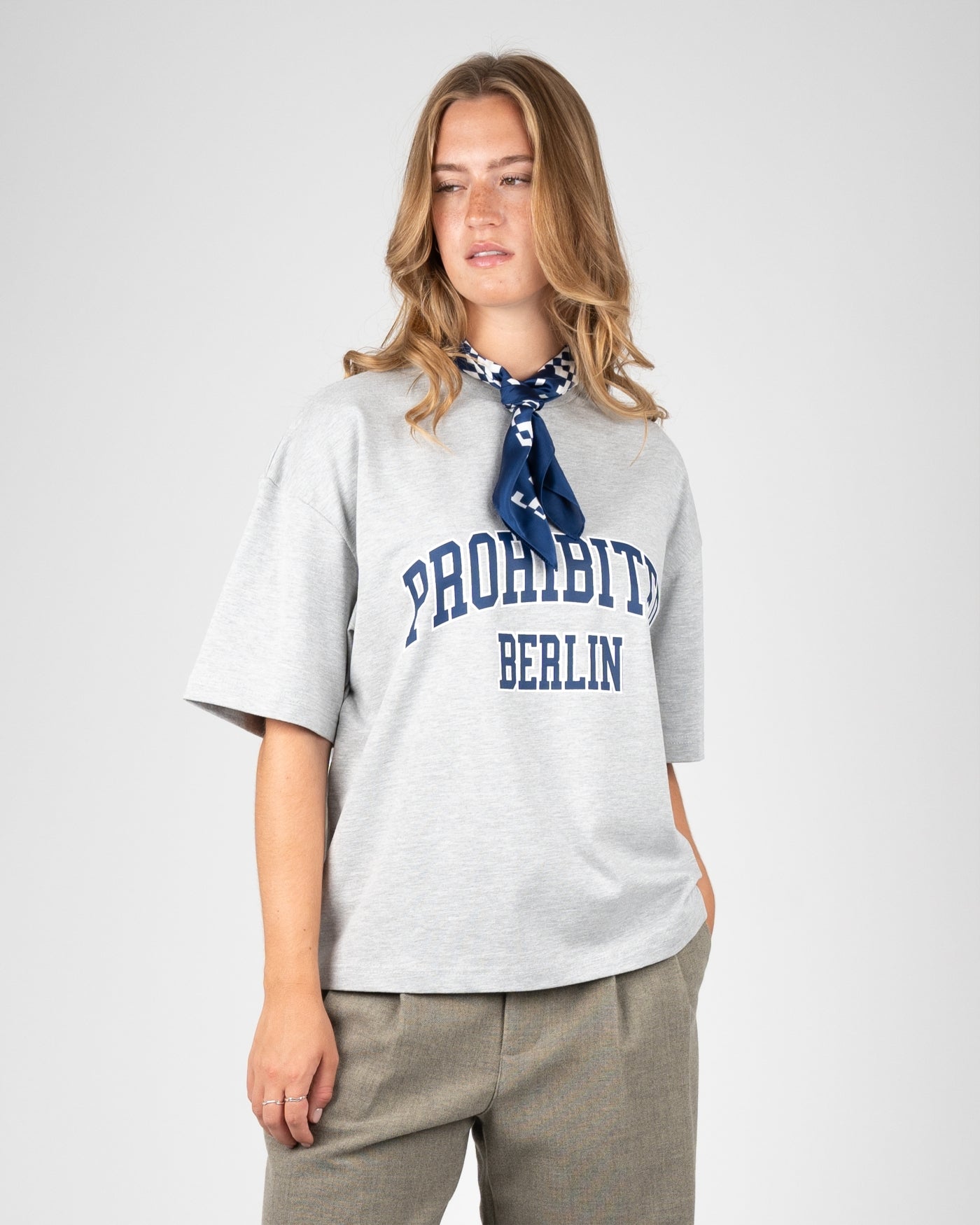 College Tee | Grey Melange