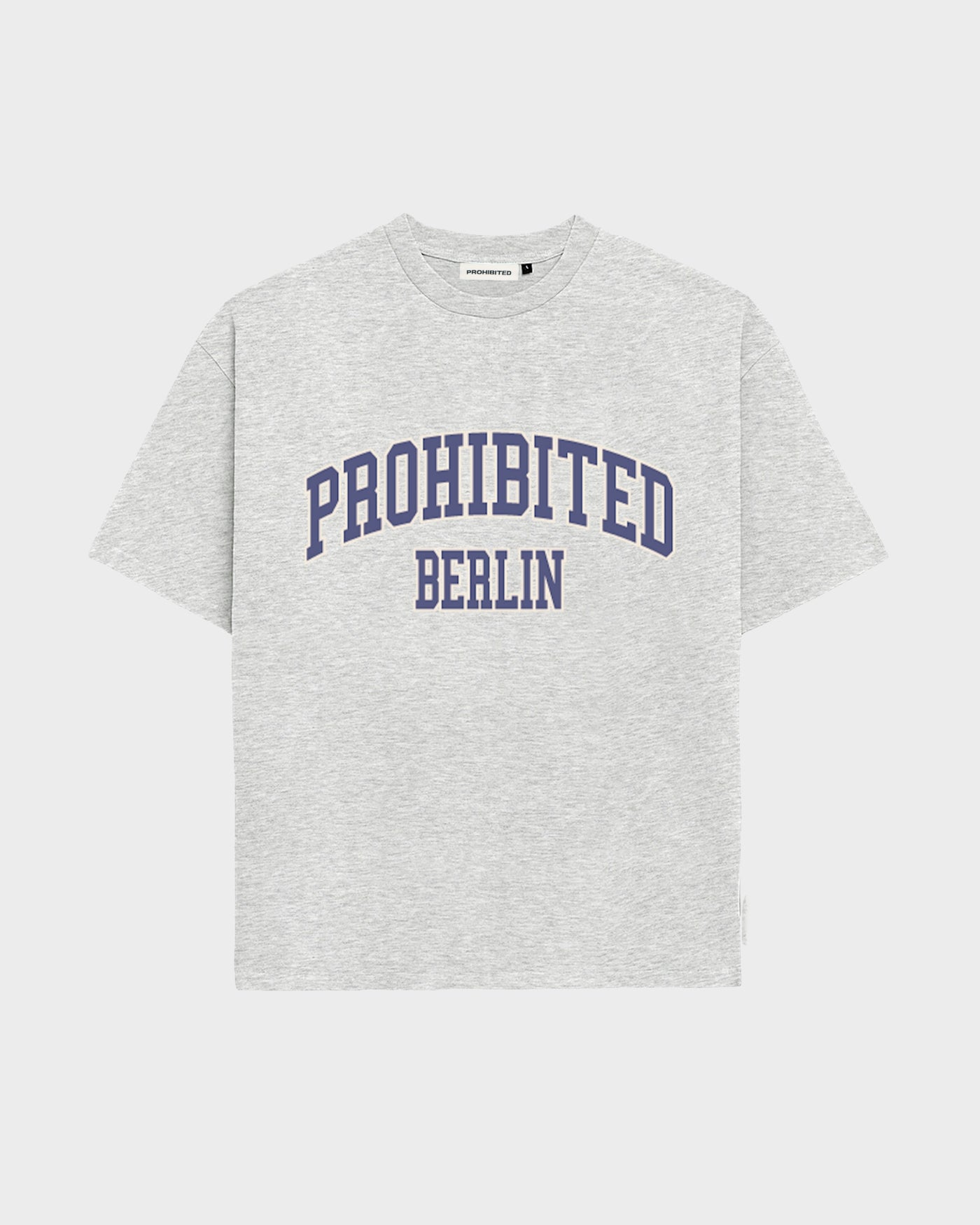 College Tee | Grey Melange