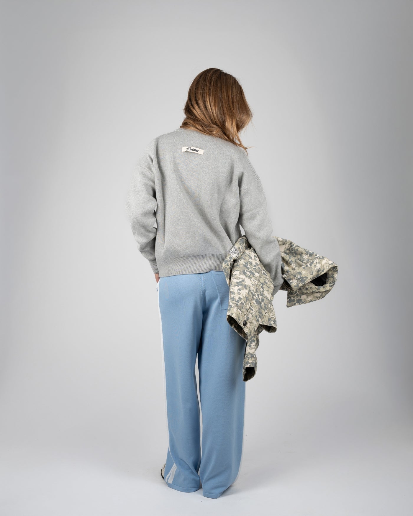 Academy Knit Sweater | Grey Melange