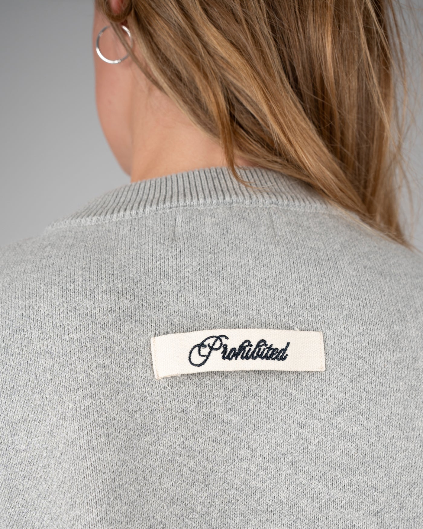 Academy Knit Sweater | Grey Melange