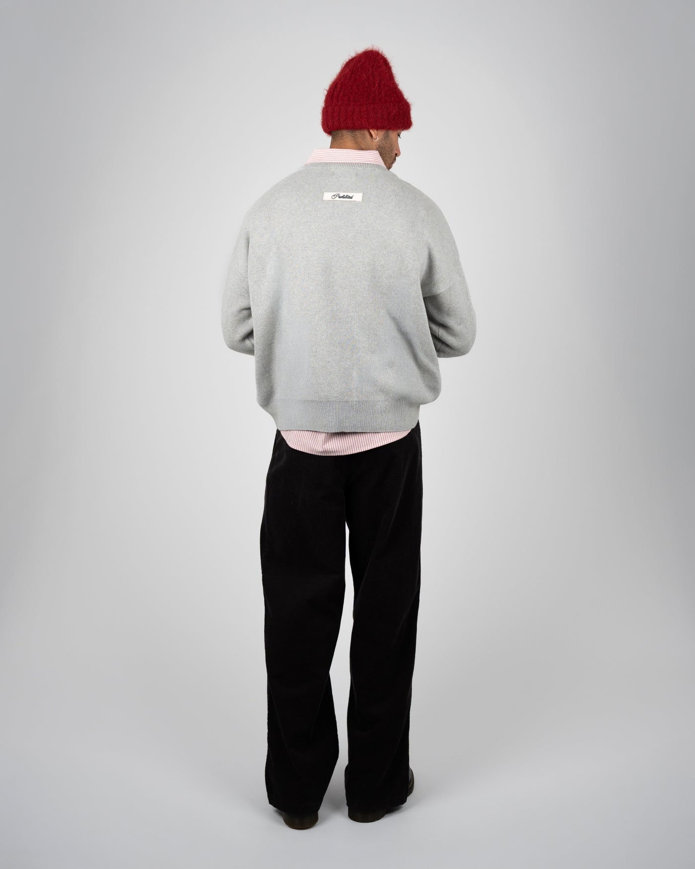 Academy Knit Sweater | Grey Melange