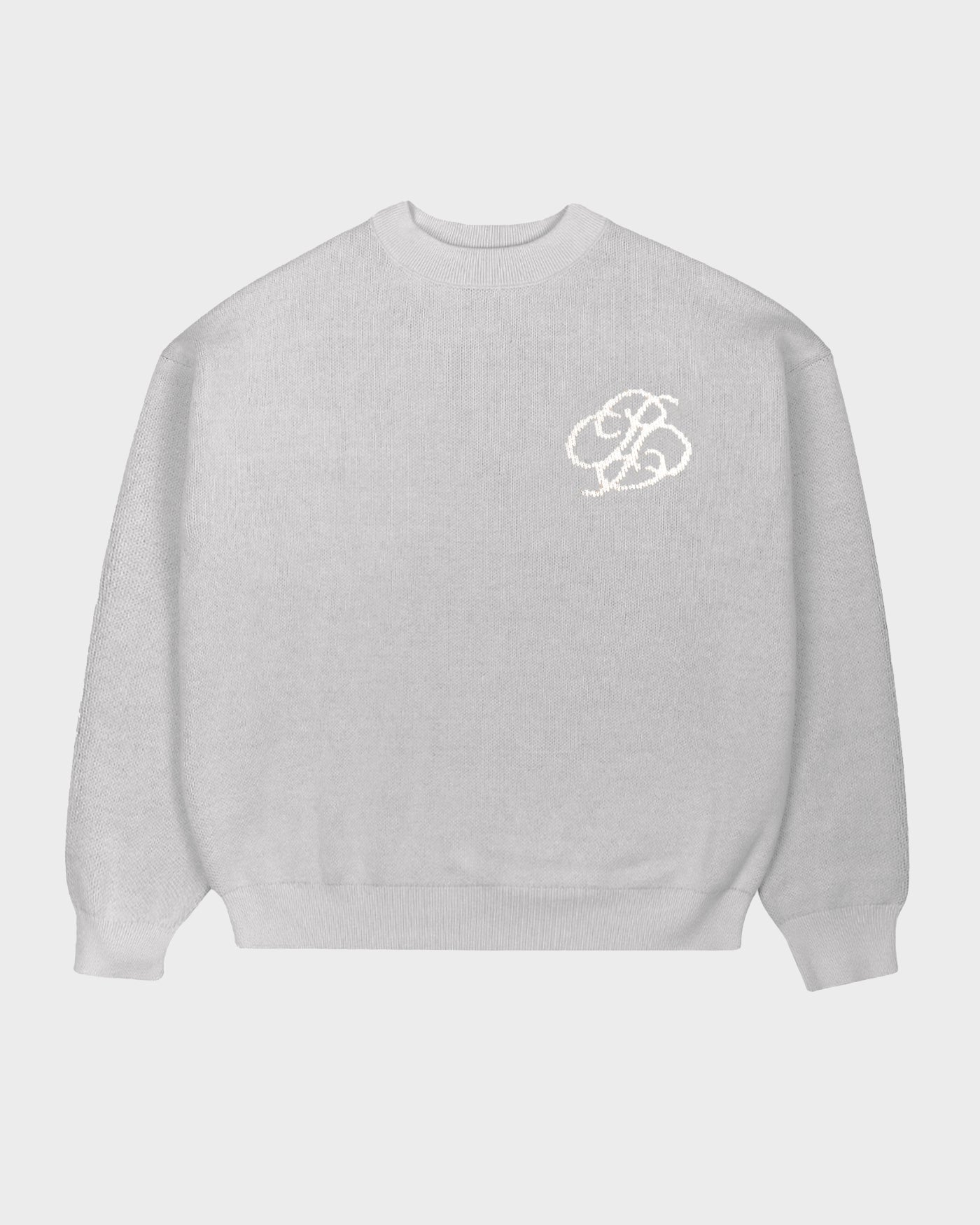 Academy Knit Sweater | Grey Melange