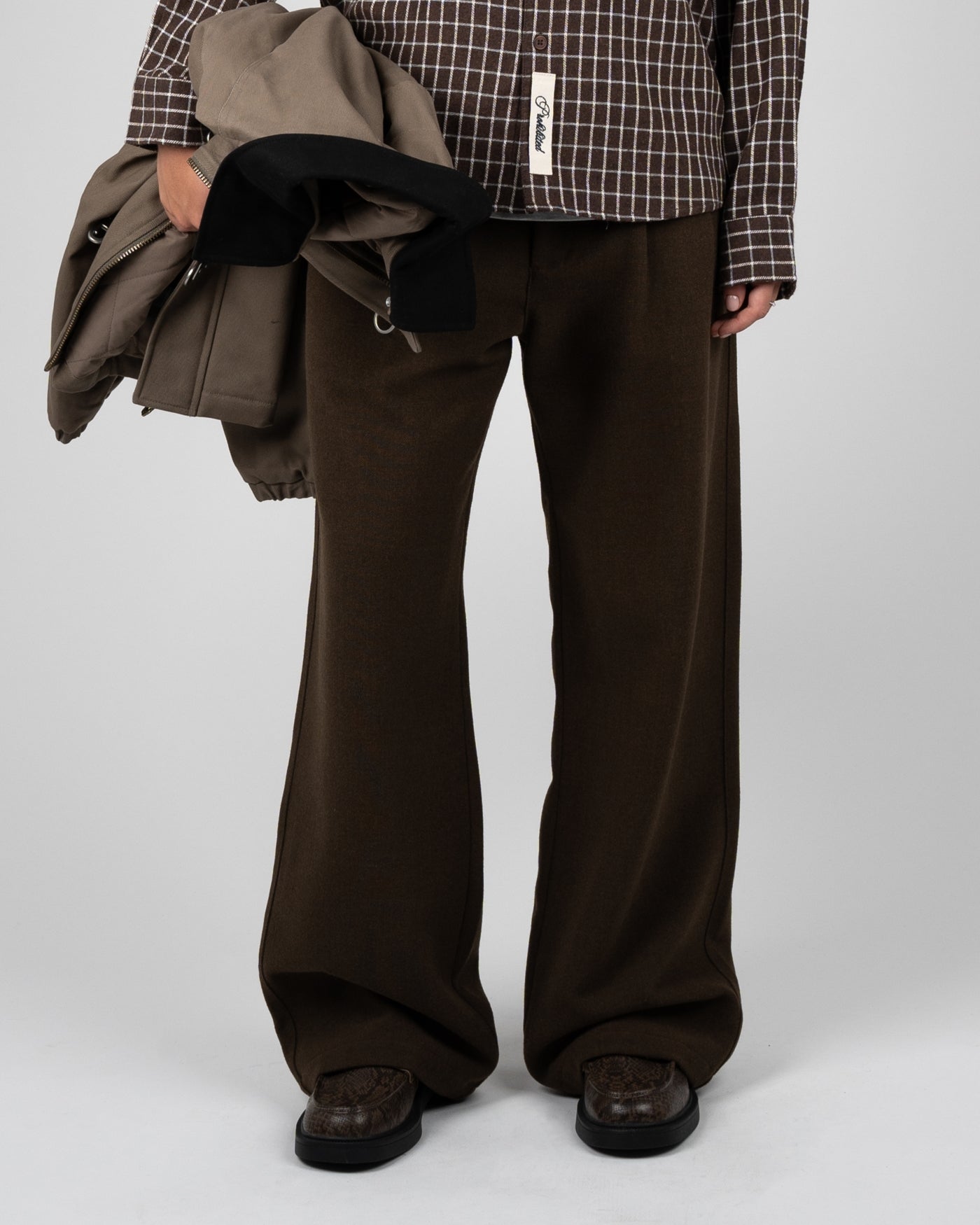 Revival Pleated Pants | Brown