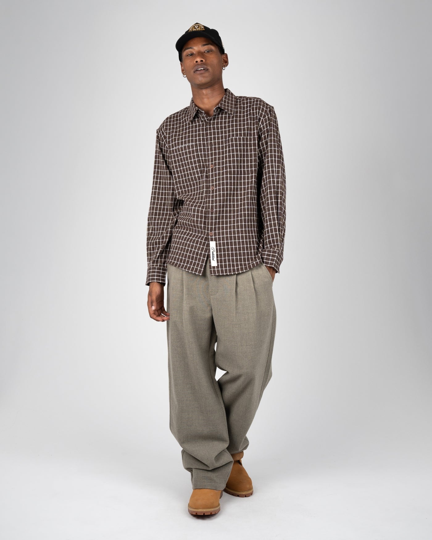 Revival Pleated Pants | Light Grey